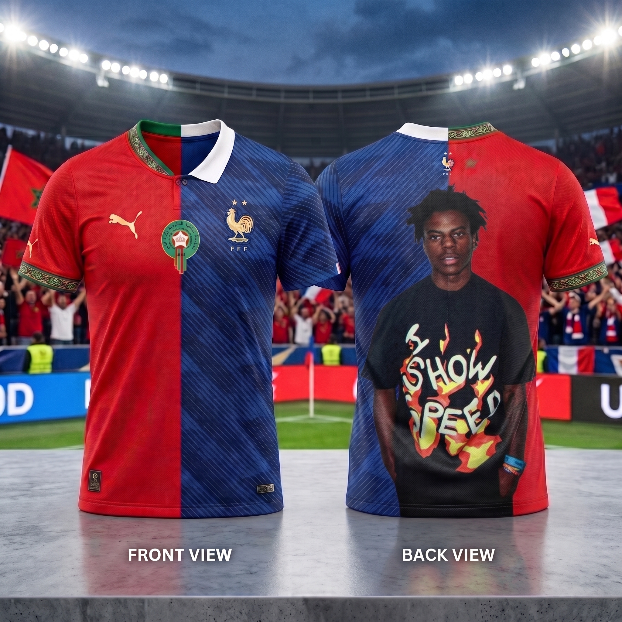 IShowSpeed World Cup 2026 Morocco France Jersey 5