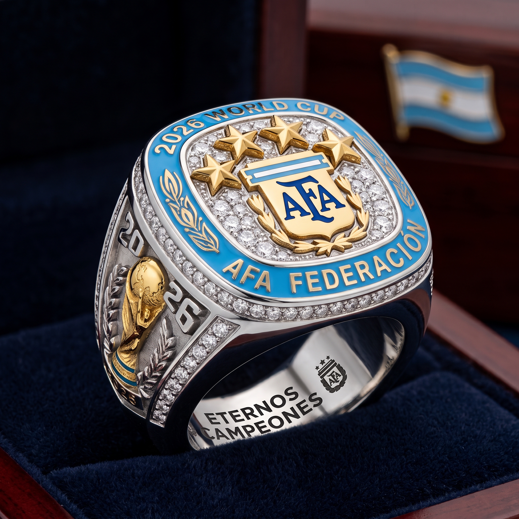 Argentina 2026 World Cup Legacy Championship Ring | V5