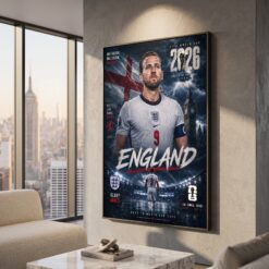 England Three Lions Canvas ⭐ D1