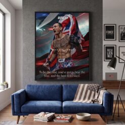 Max Holloway MMA Fight Poster Canvas 7