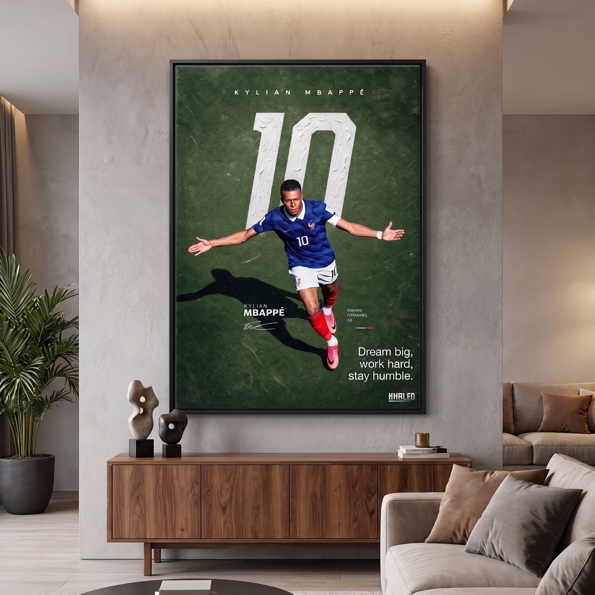Mbappé No.10 Canvas