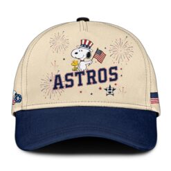 Alternative view of Houston Astros Special Peanuts USA 250th Anniversary 2026 Limited Edition Jersey