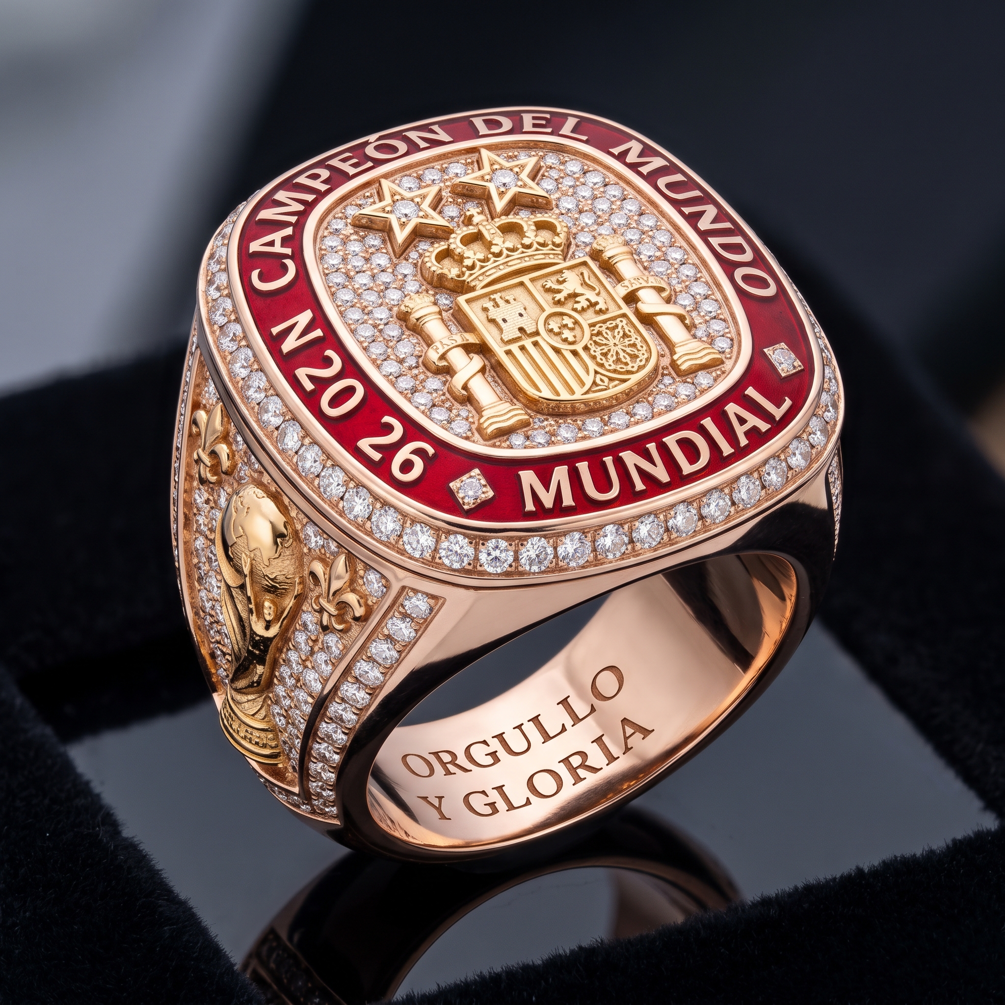 The 2026 Spain World Cup Coronation Ring | V7
