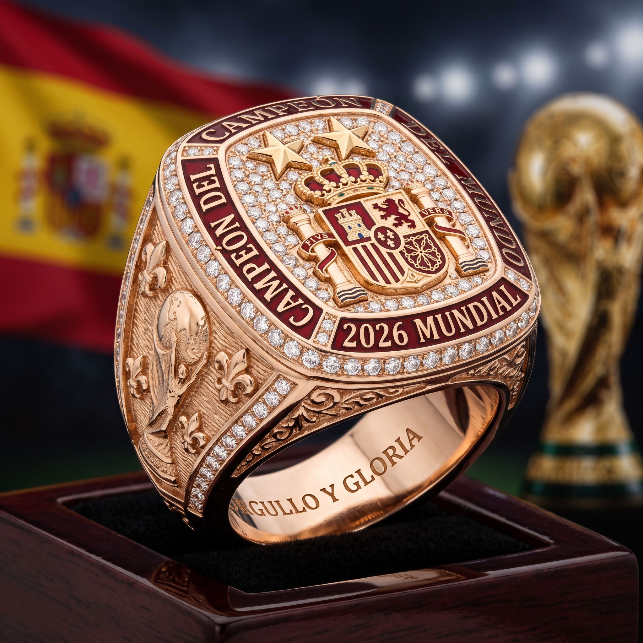 The 2026 Spain World Cup Coronation Ring | V8