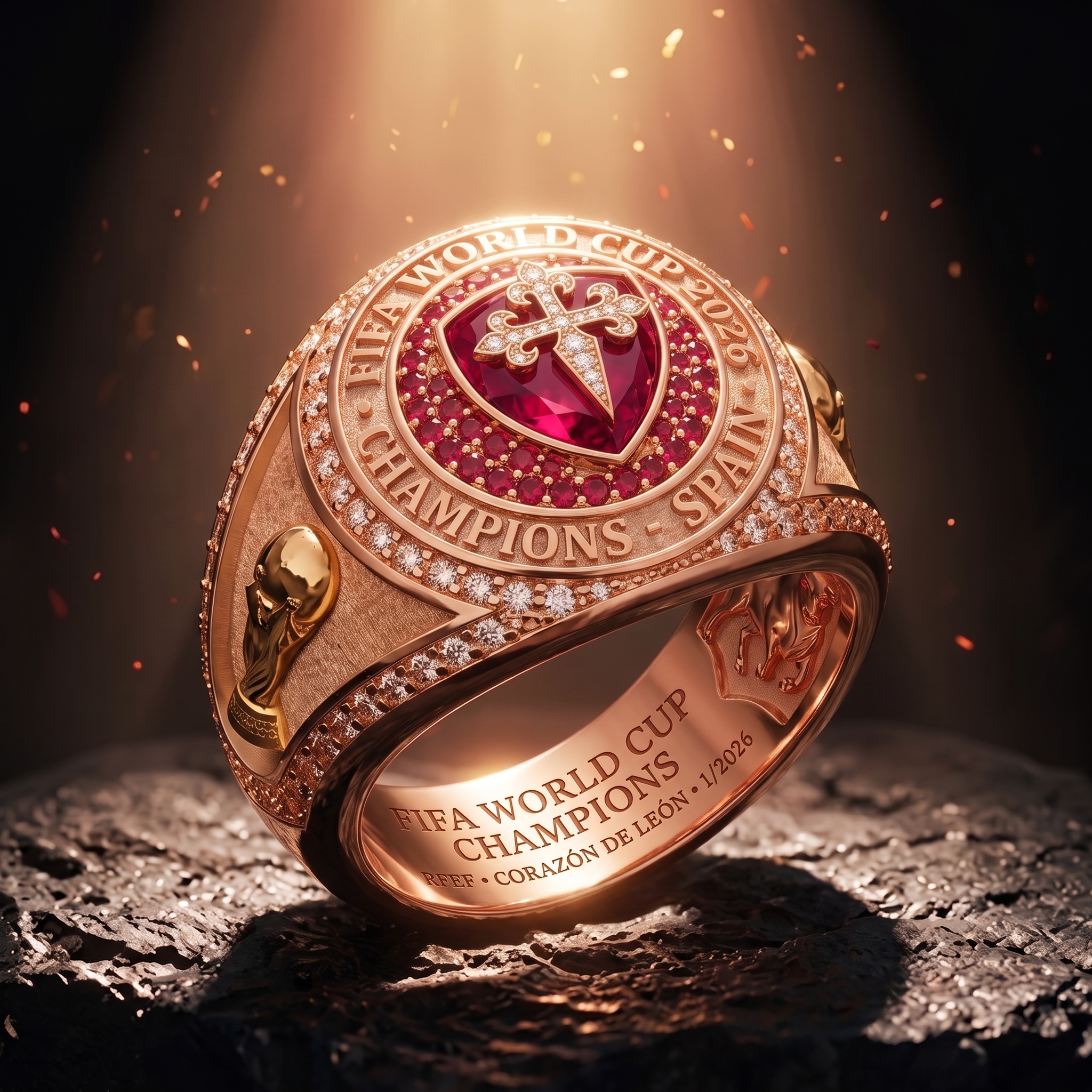 The 2026 Spain World Cup Coronation Ring | V4