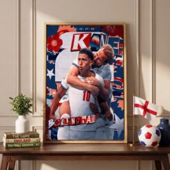 England Three Lions Canvas ⭐ D8