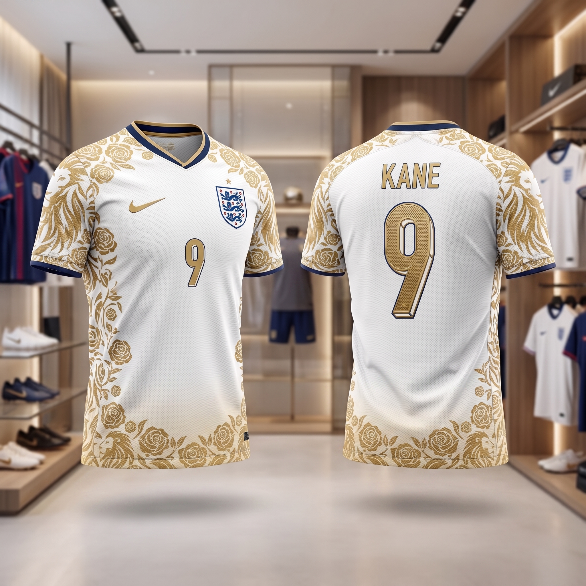 England Golden Rose Prestige Jersey - Image 2