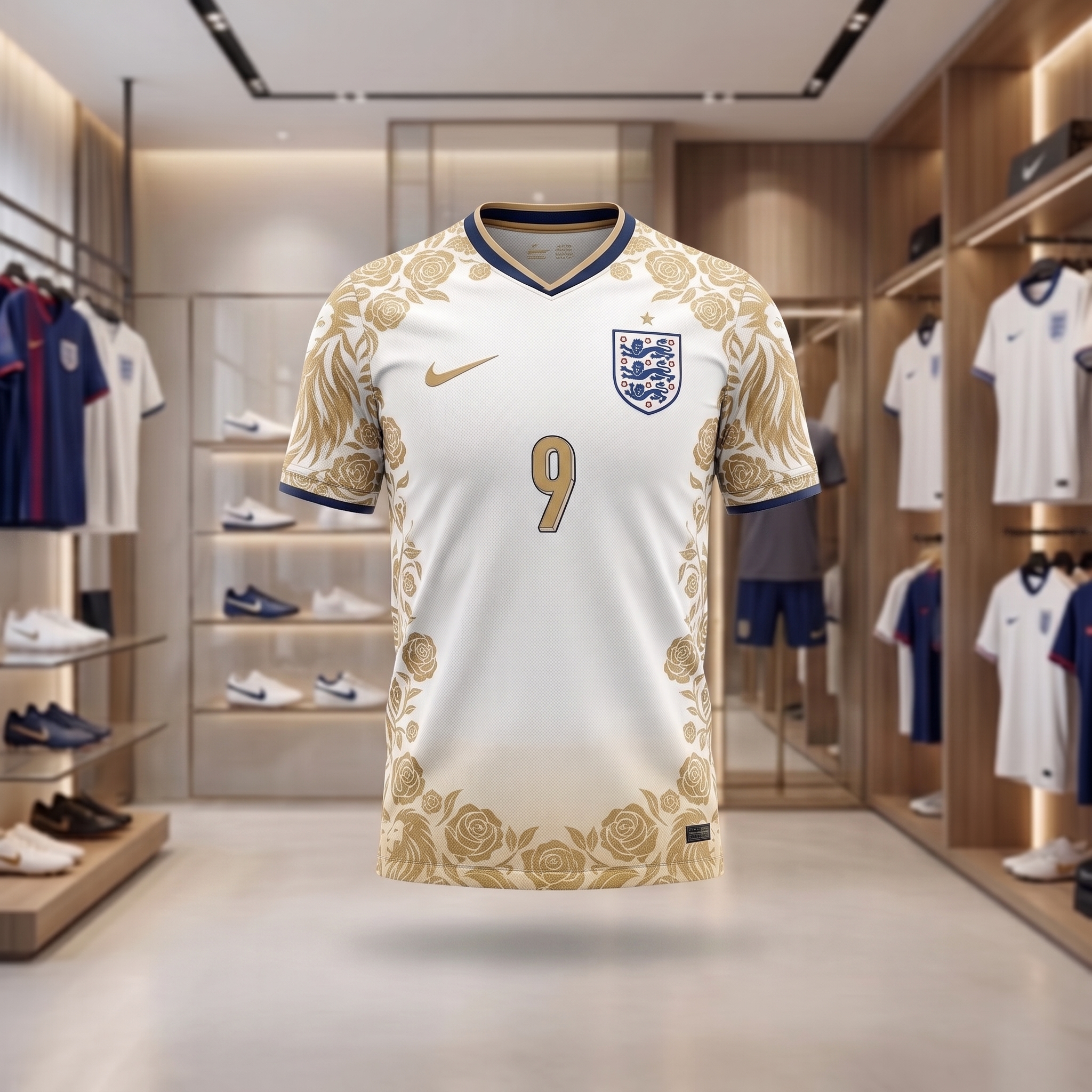 England Golden Rose Prestige Jersey - Image 3