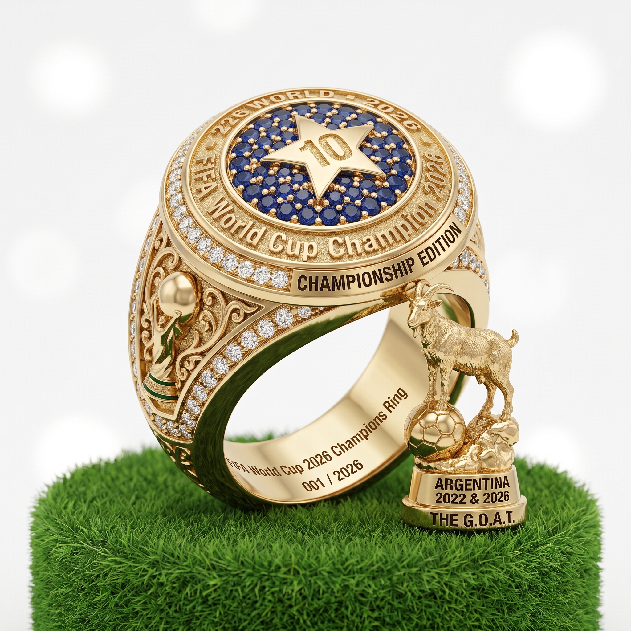 Argentina 2026 World Cup Legacy Championship Ring | V1