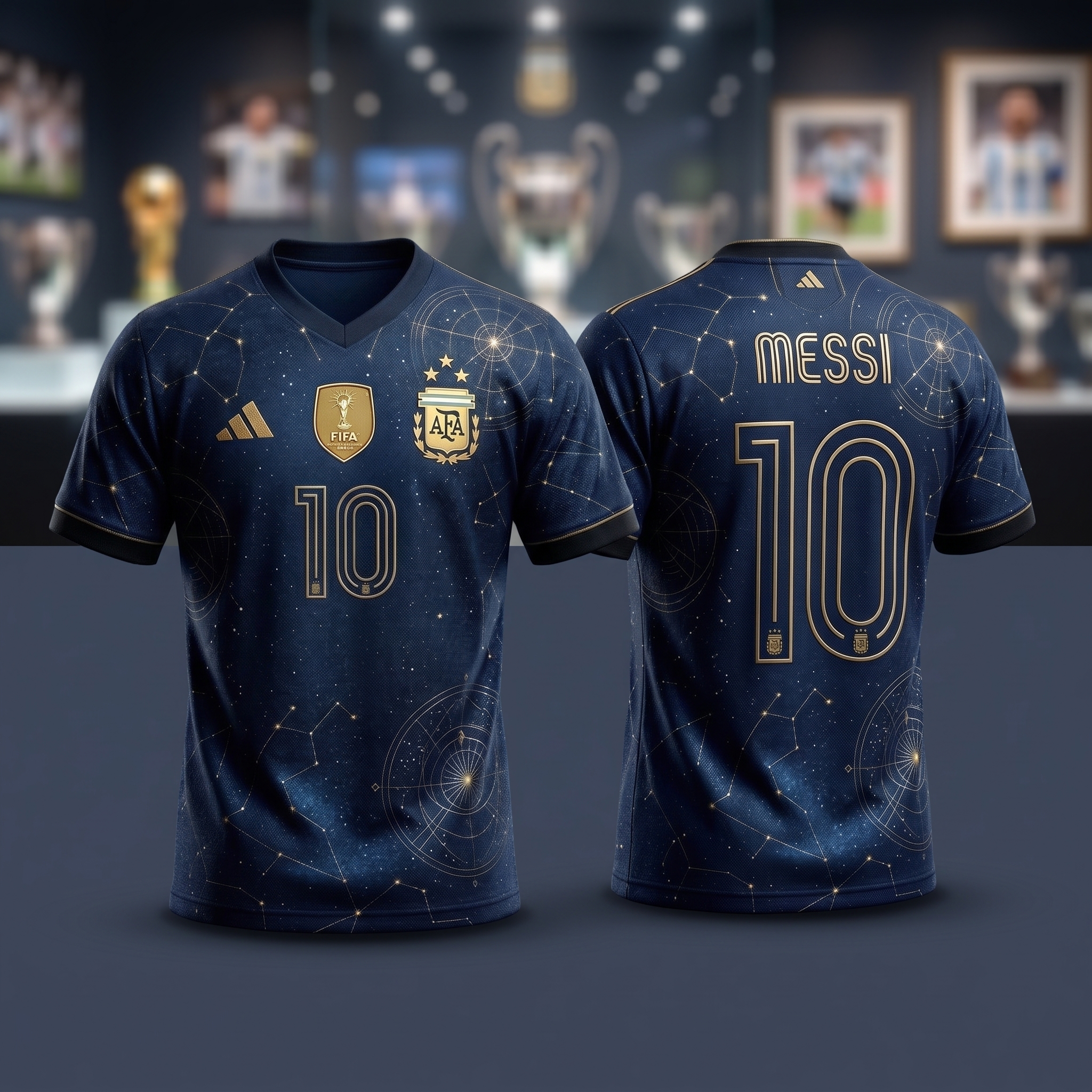 Messi galaxy concept jersey