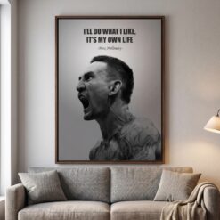 Max Holloway MMA Fight Poster Canvas 2