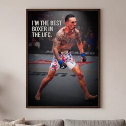 Max Holloway MMA Fight Poster Canvas 3
