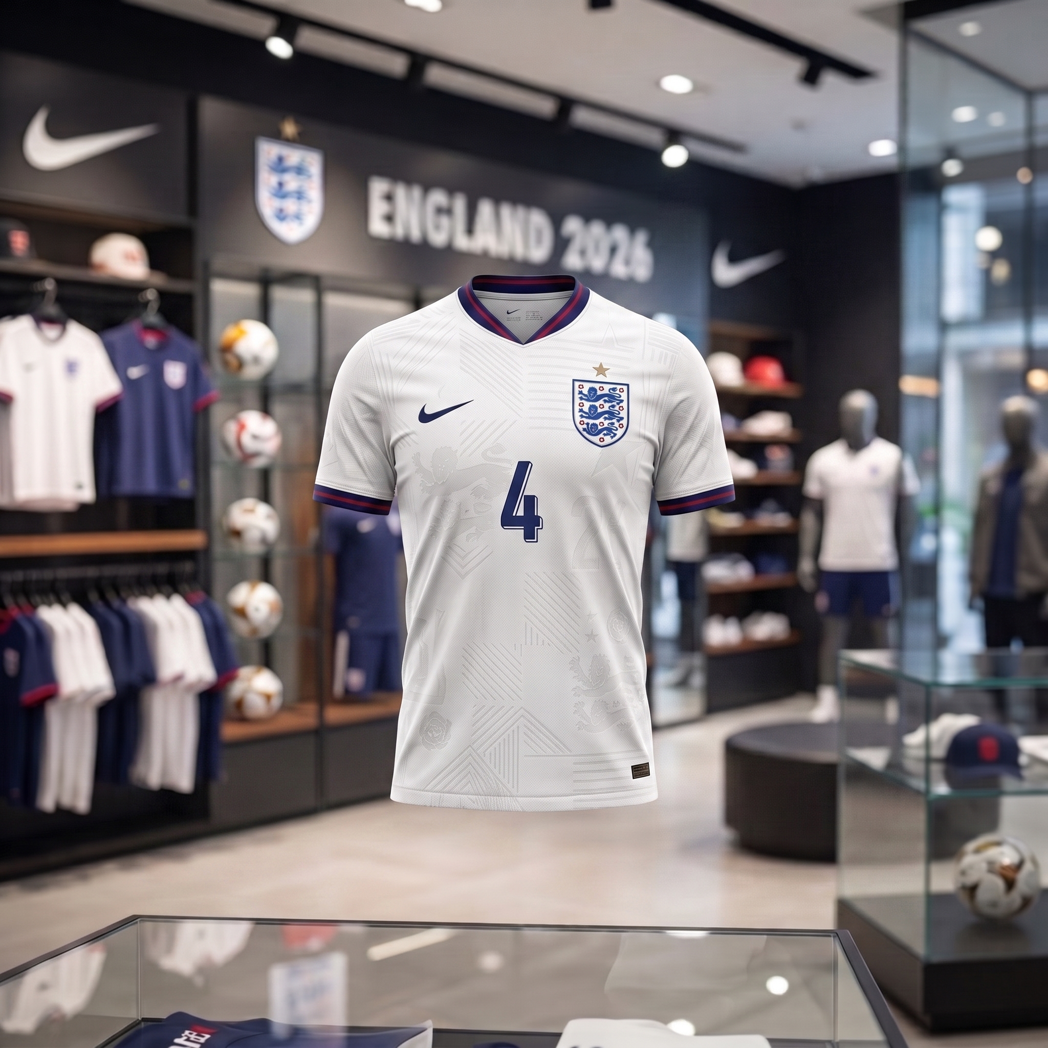 England Royal Black Legacy Jersey - Image 3