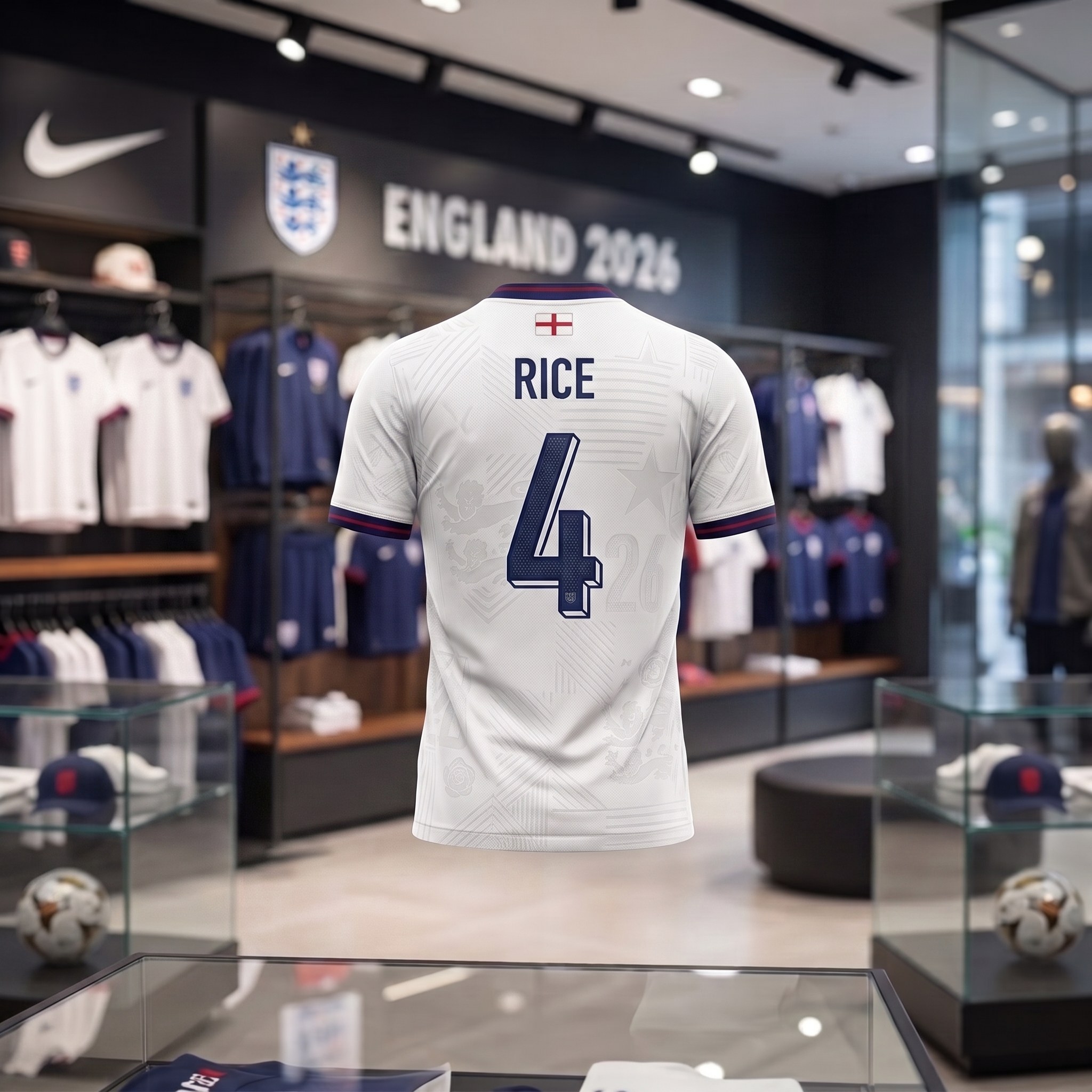 England Royal Black Legacy Jersey - Image 4