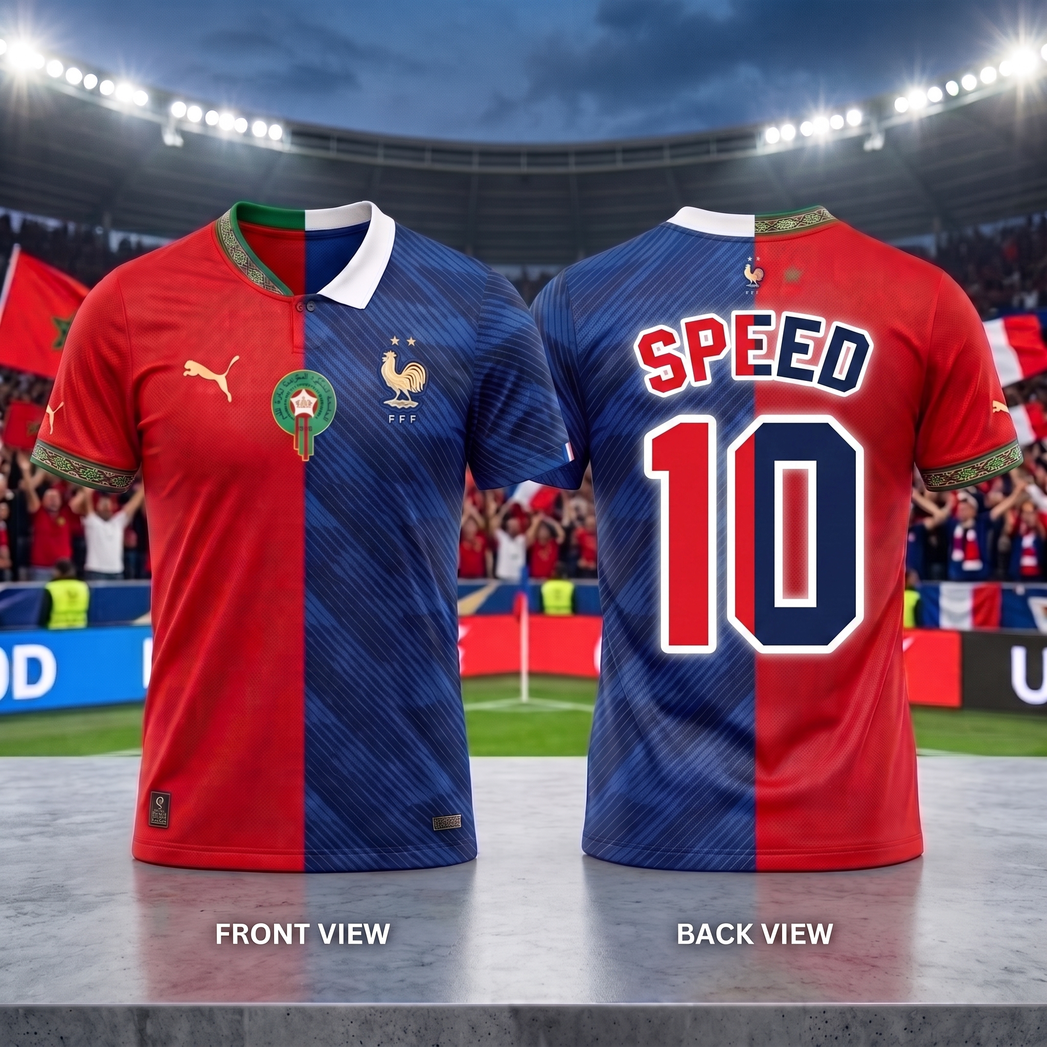 IShowSpeed World Cup 2026 Morocco France Jersey 1 - Image 3