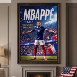 Kylian Mbappé France Legend Canvas