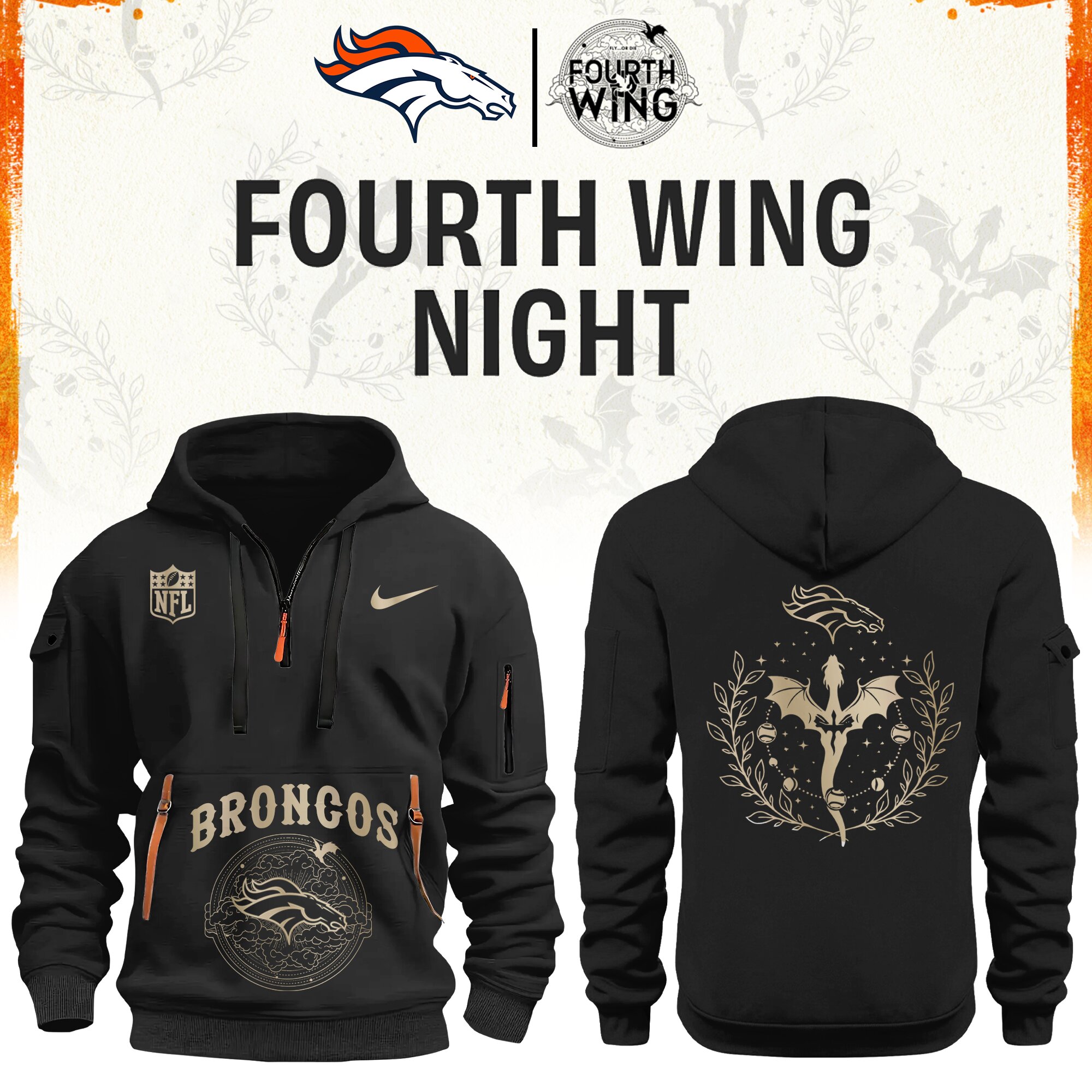 '26 Denver Football x Dragon Wing Fantasy Night Edition H115 Hoodie | Jogger | Cap