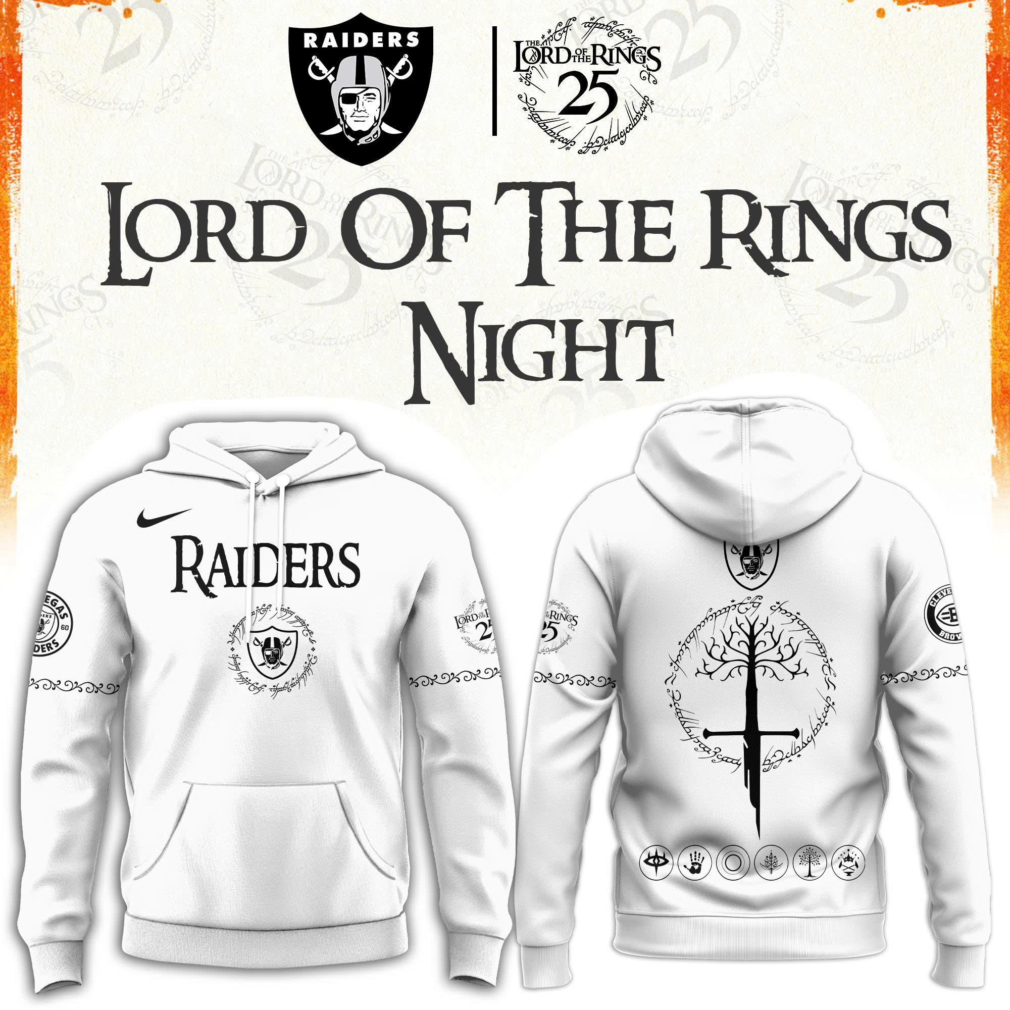 Las Vegas Football The Lord of The Rings Limited Edition Hoodie v2