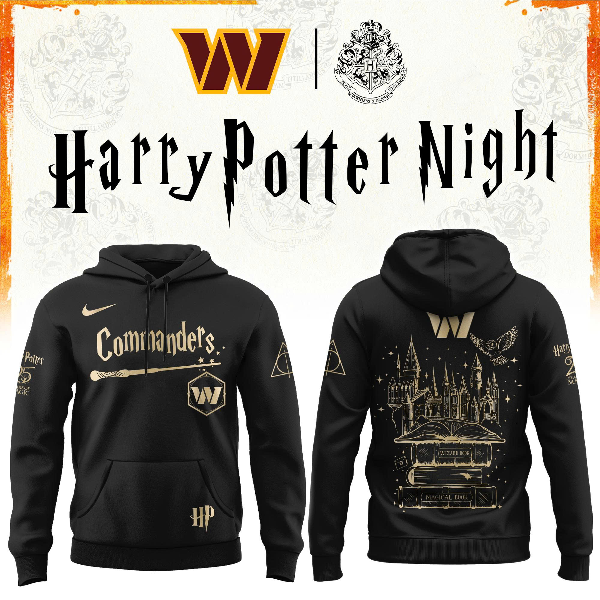 Washington Football Harry Potter Limited Edition Hoodie V2