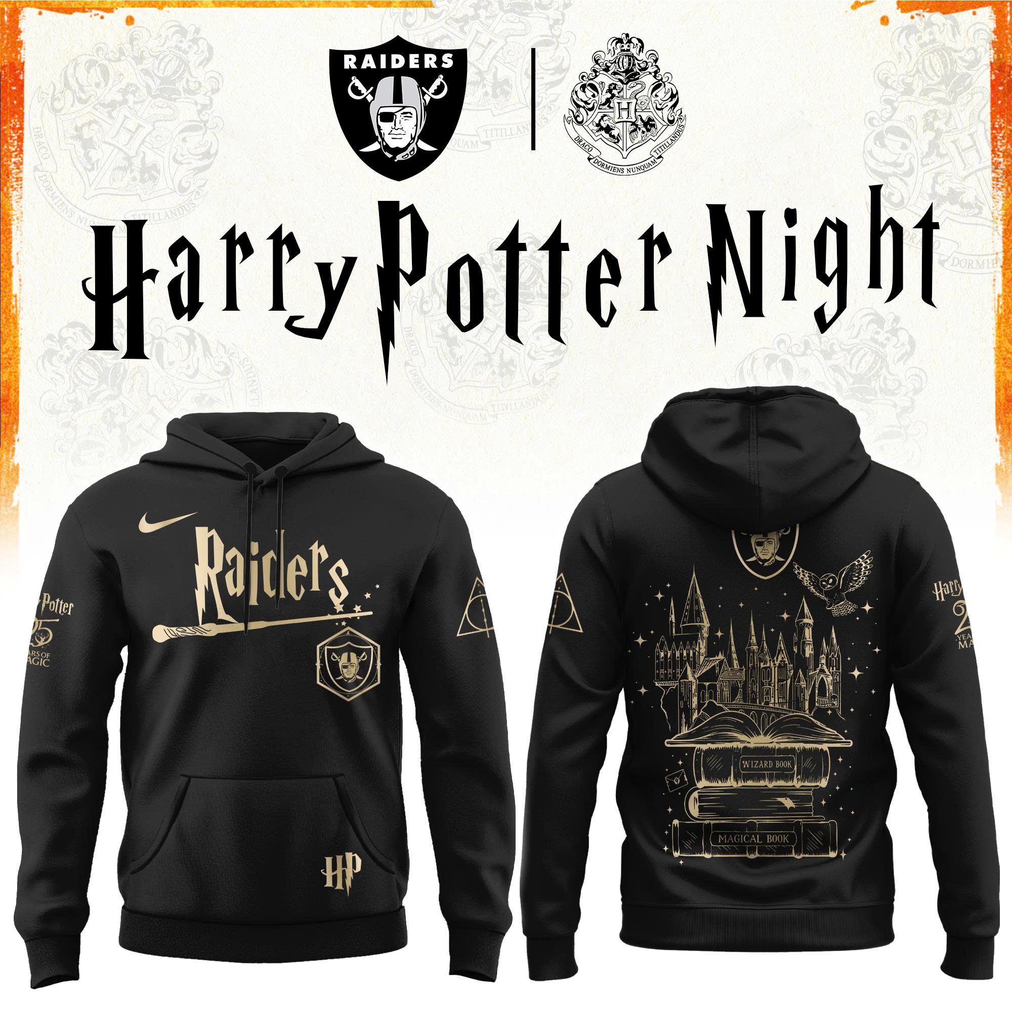 Las Vegas Football Harry Potter Limited Edition Hoodie V2