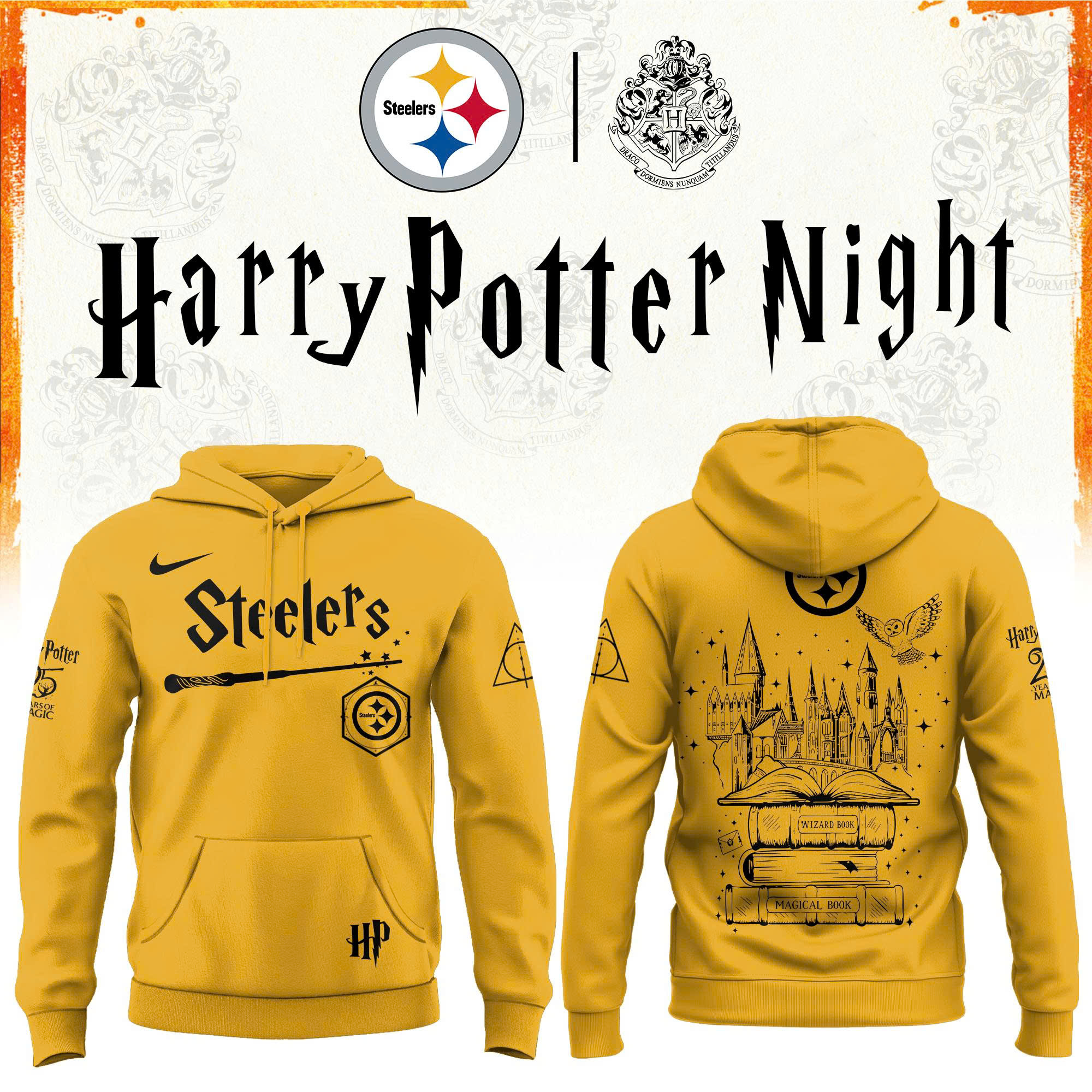 Pittsburgh Football Harry Potter Limited Edition Hoodie V2