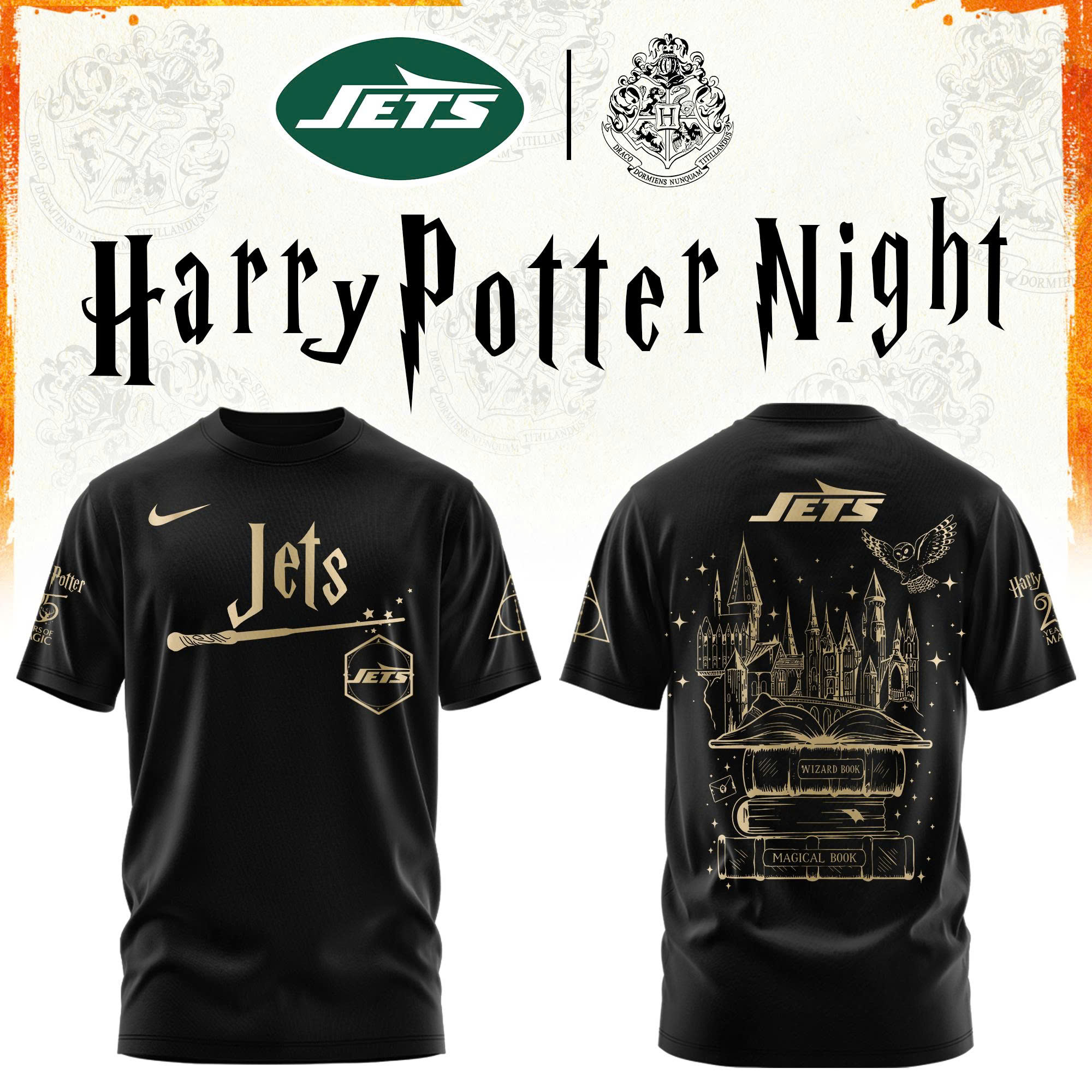 New York J Football Harry Potter Limited Edition Tshirt V2