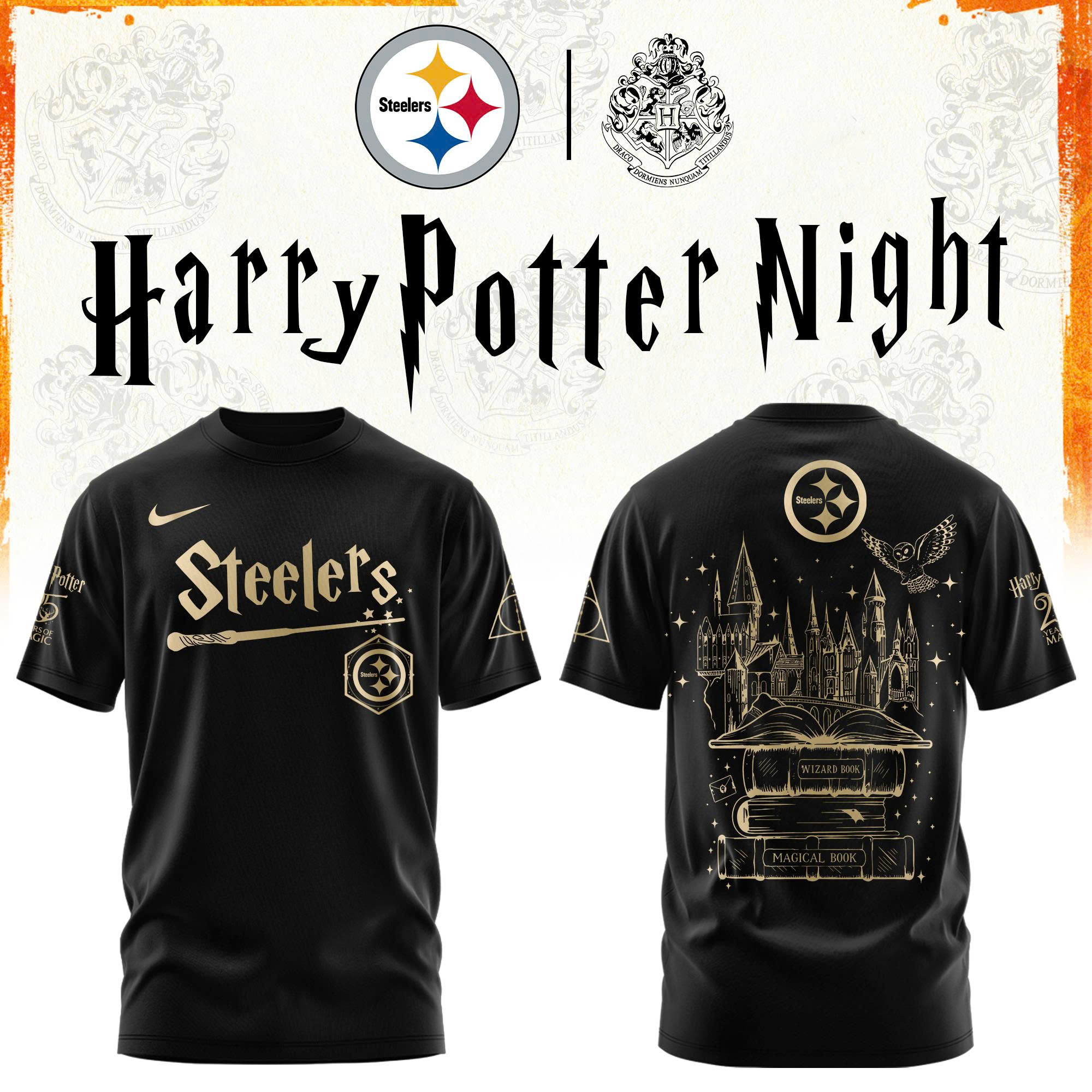 Pittsburgh Football Harry Potter Limited Edition Tshirt V2