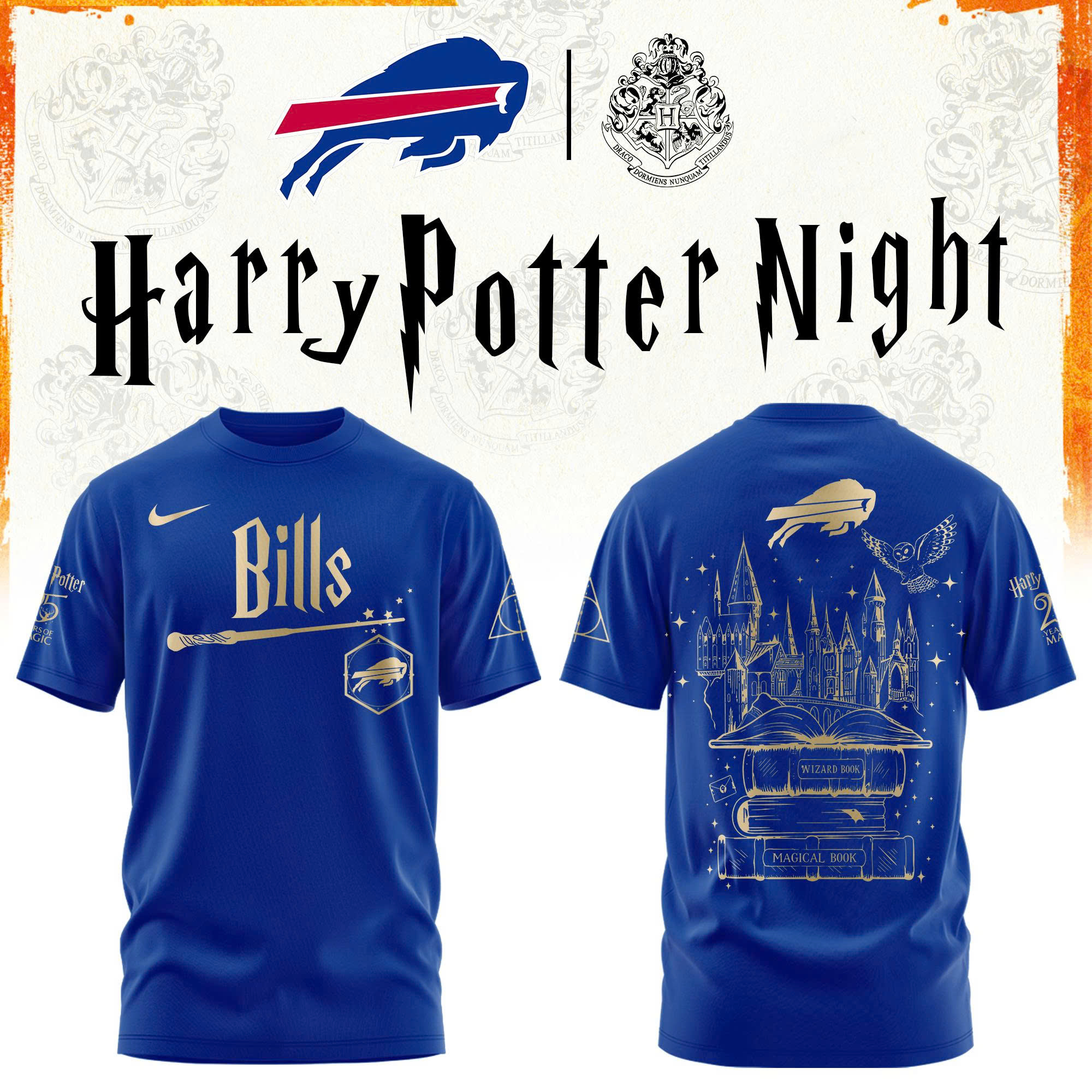 Buffalo Football Harry Potter Limited Edition Tshirt V2
