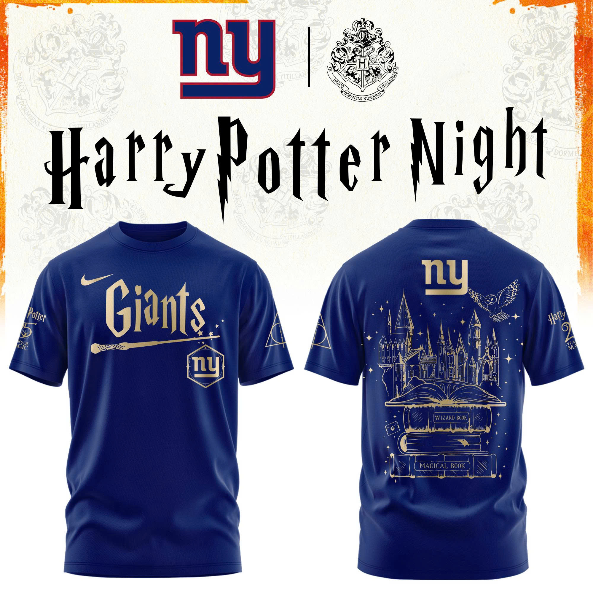New York G Football Harry Potter Limited Edition Tshirt V2