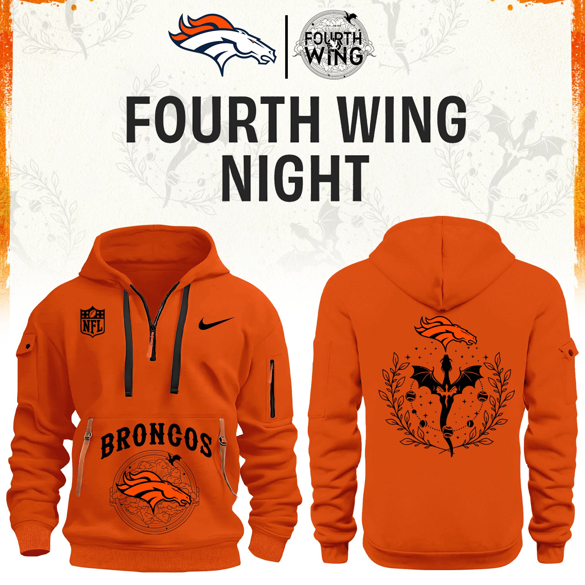 '26 Denver Football x Dragon Wing Fantasy Night Edition H115 Hoodie | Jogger | Cap v2
