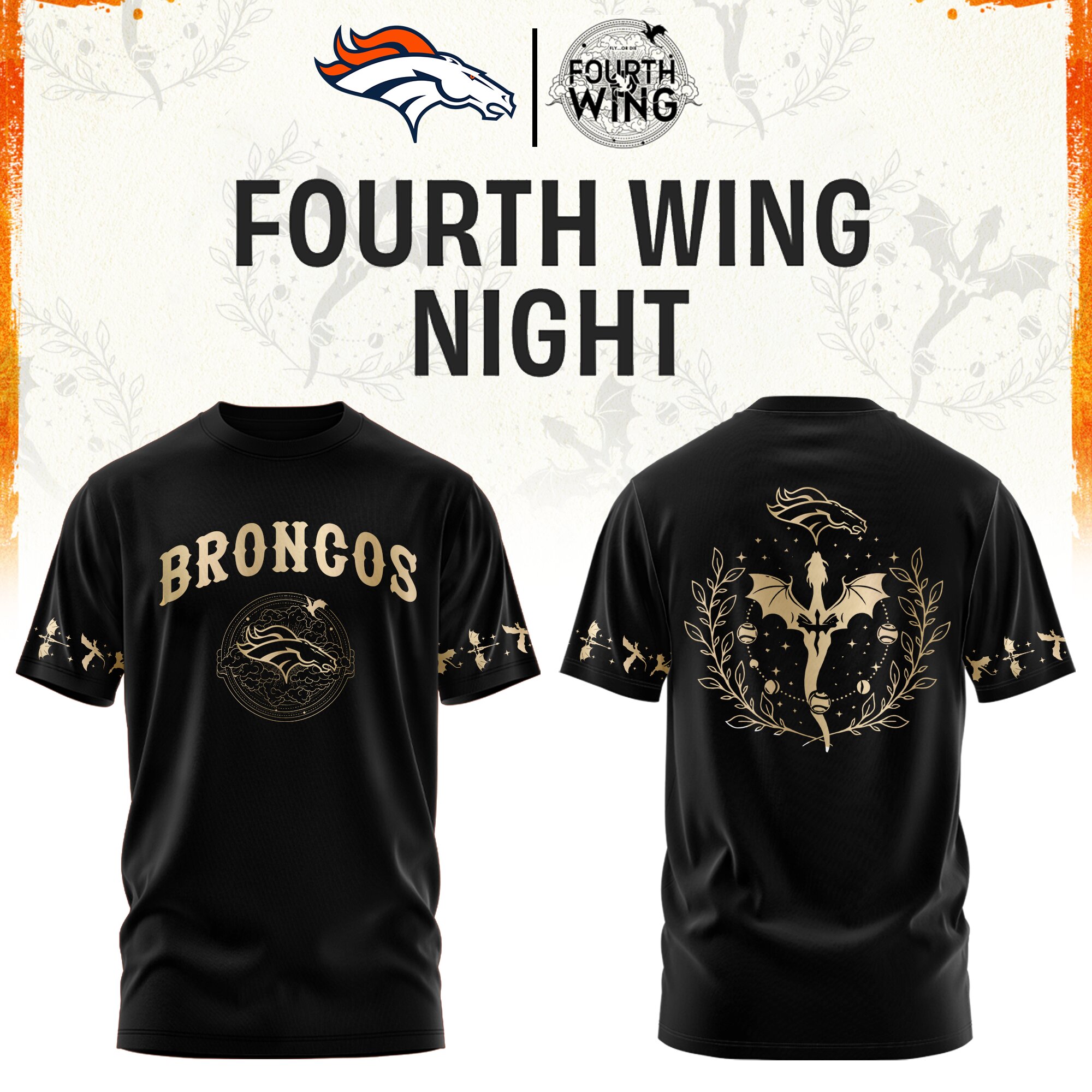 '26 Denver Football x Dragon Wing Fantasy Night Edition Tshirt | Jogger | Cap