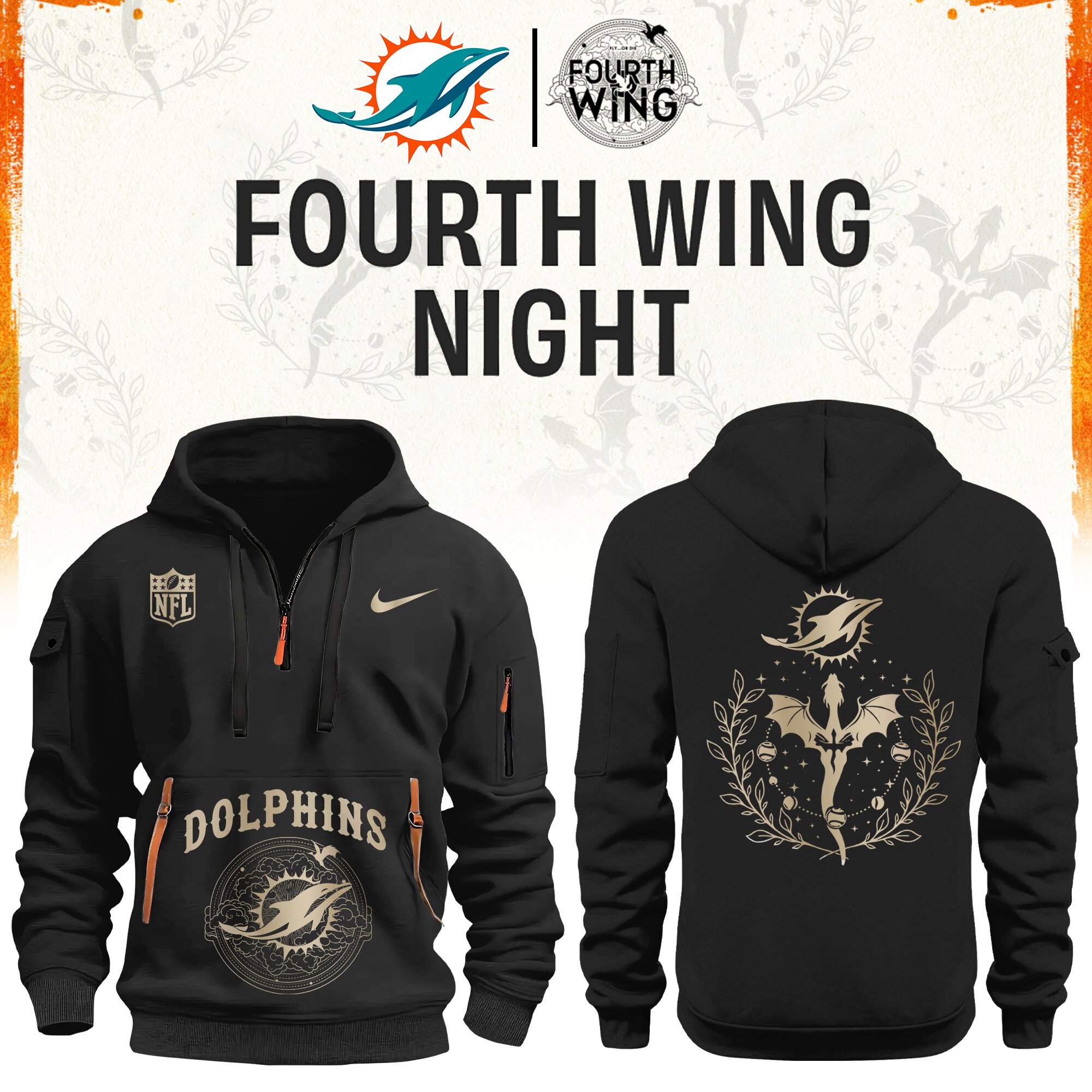 '26 Miami Football x Dragon Wing Fantasy Night Edition H115 Hoodie | Jogger | Cap
