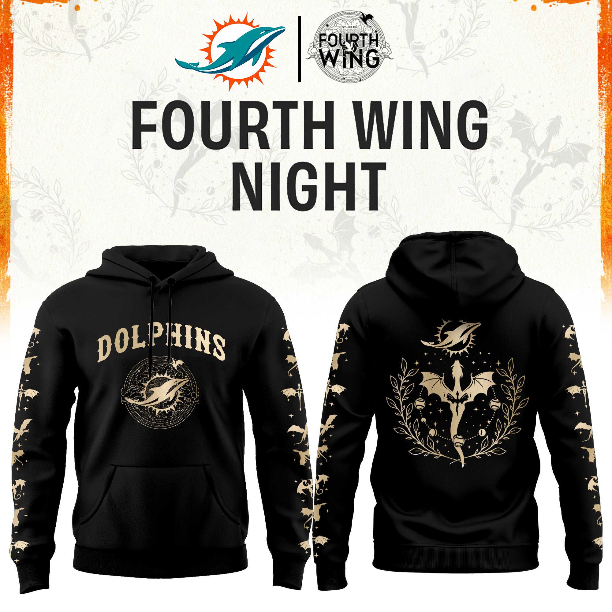 '26 Miami Football x Dragon Wing Fantasy Night Night Limited Edition Hoodie | Jogger | Cap