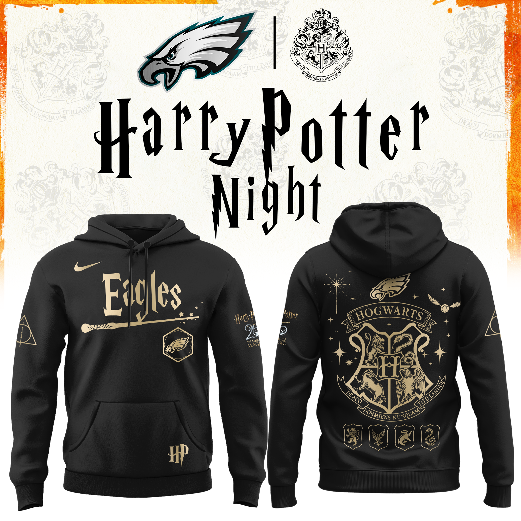 Philadelphia Football Harry Potter Limited Edition Hoodie
