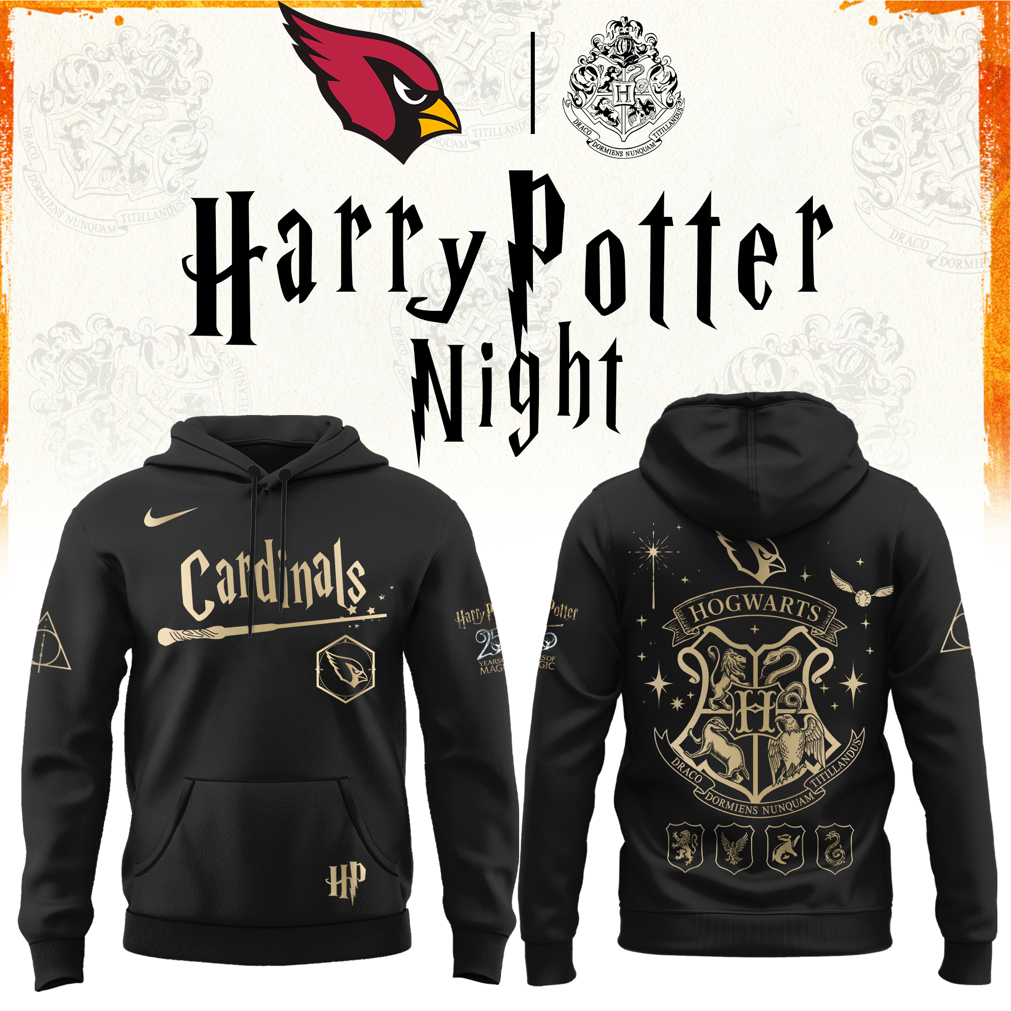 Arizona Football Harry Potter Limited Edition Hoodie