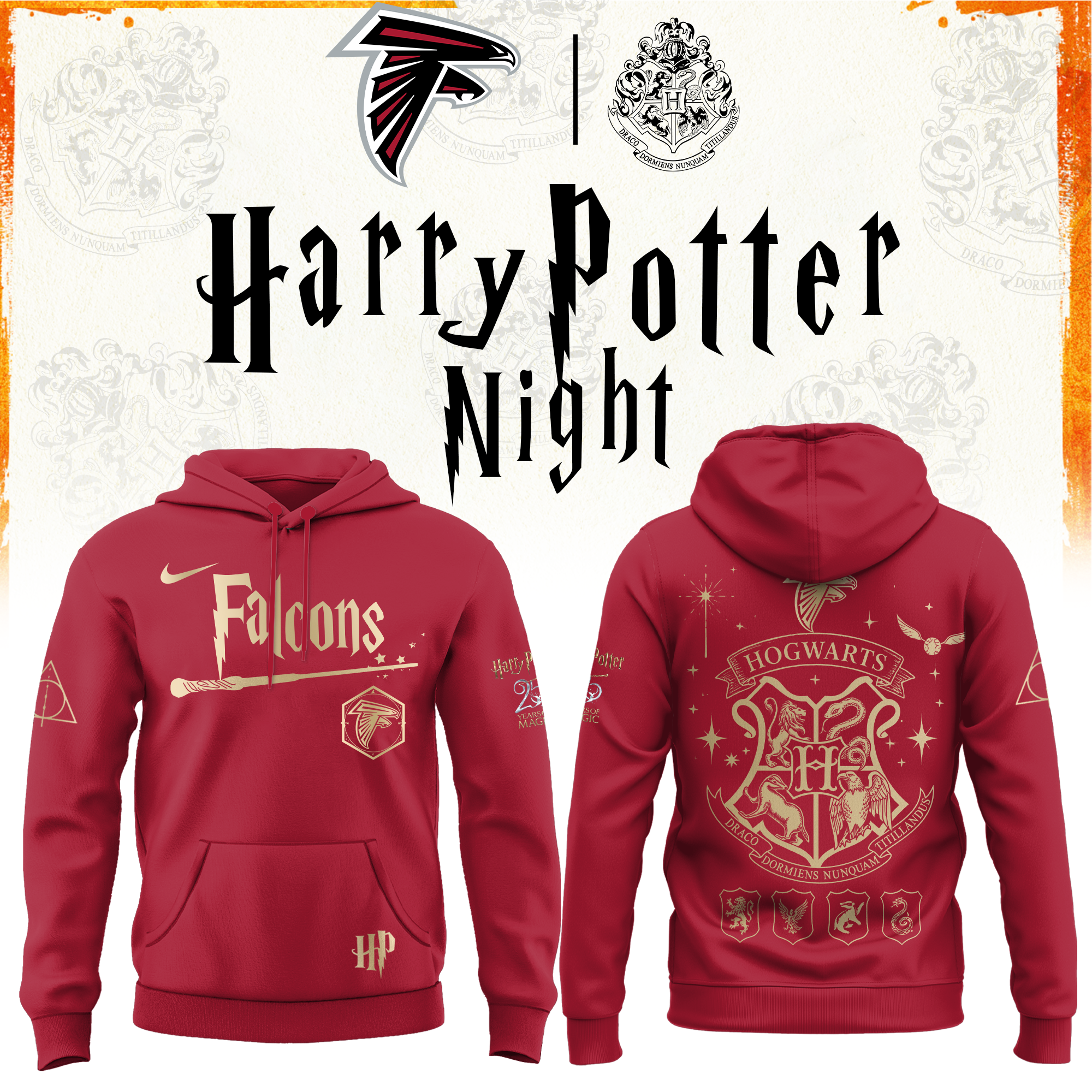 Atlanta Football Harry Potter Limited Edition Hoodie v2