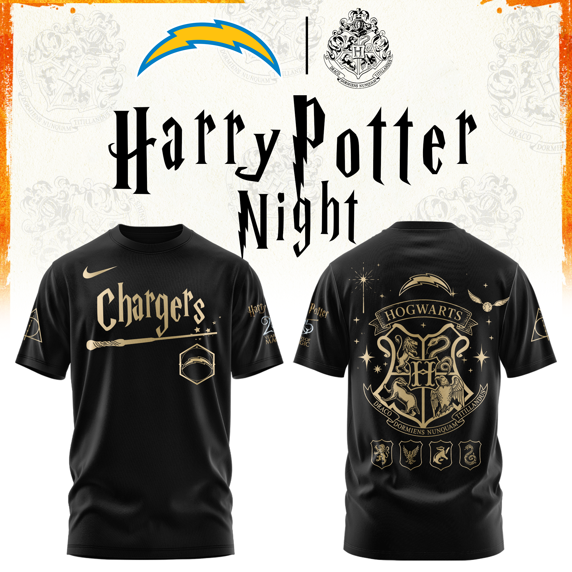 Los Angeles C Football Harry Potter Limited Edition Tshirt