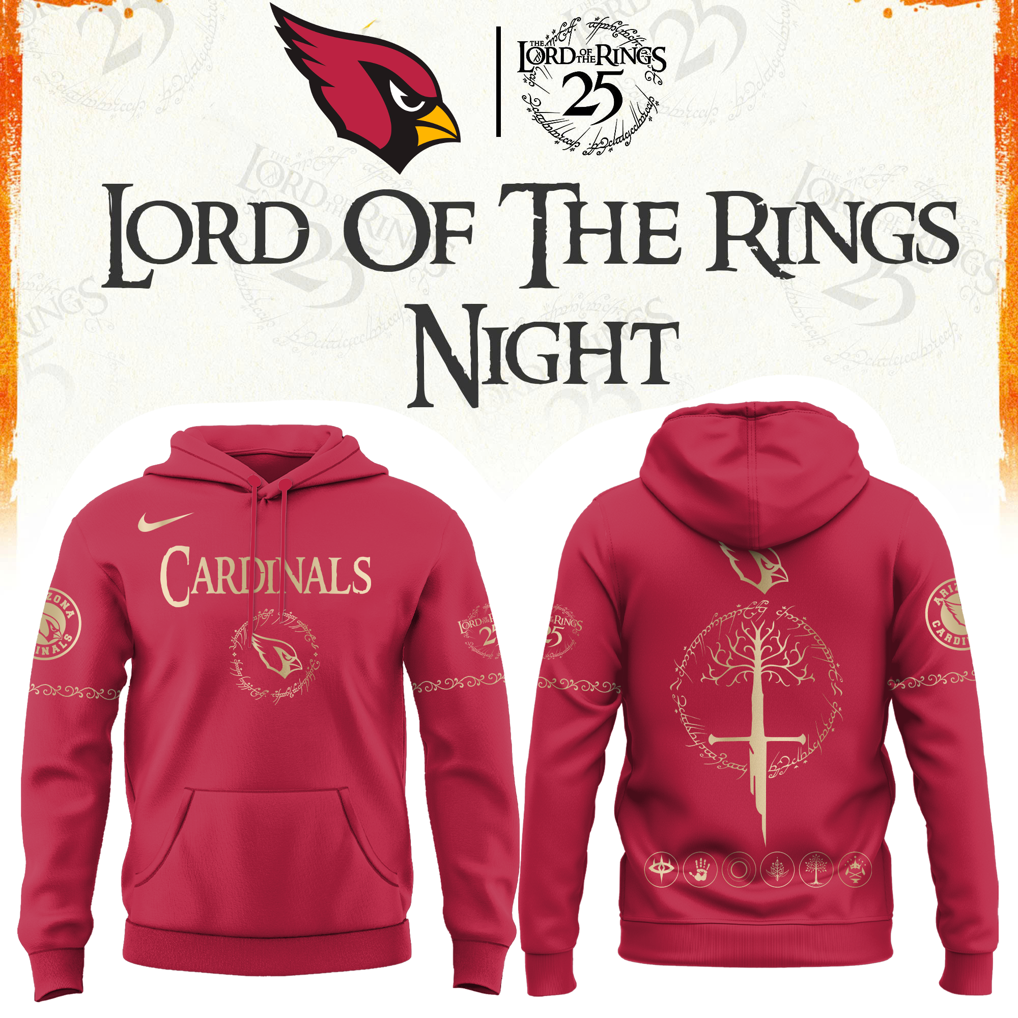 Arizona Football The Lord of The Rings Limited Edition Hoodie v2