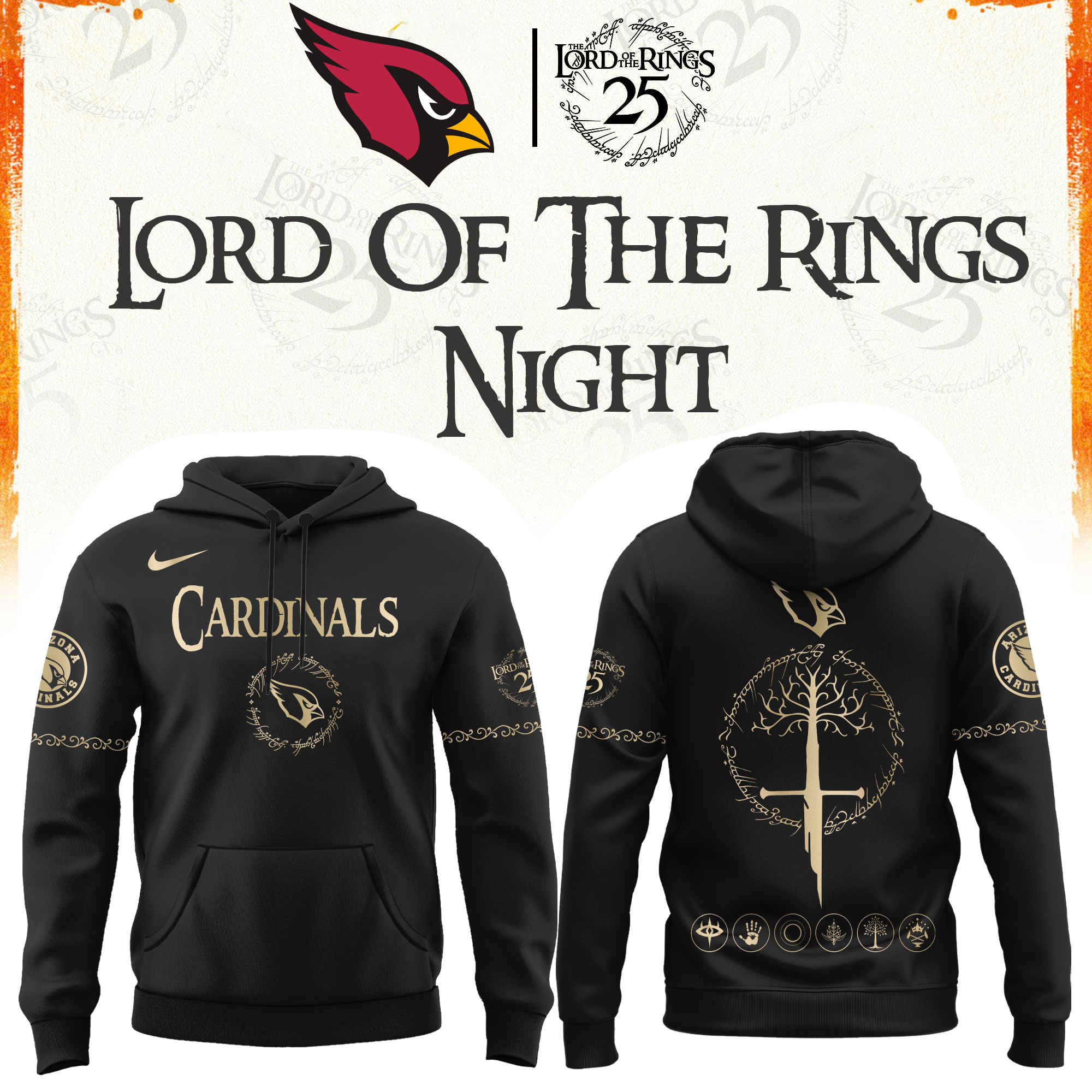 Arizona Football The Lord of The Rings Limited Edition Hoodie