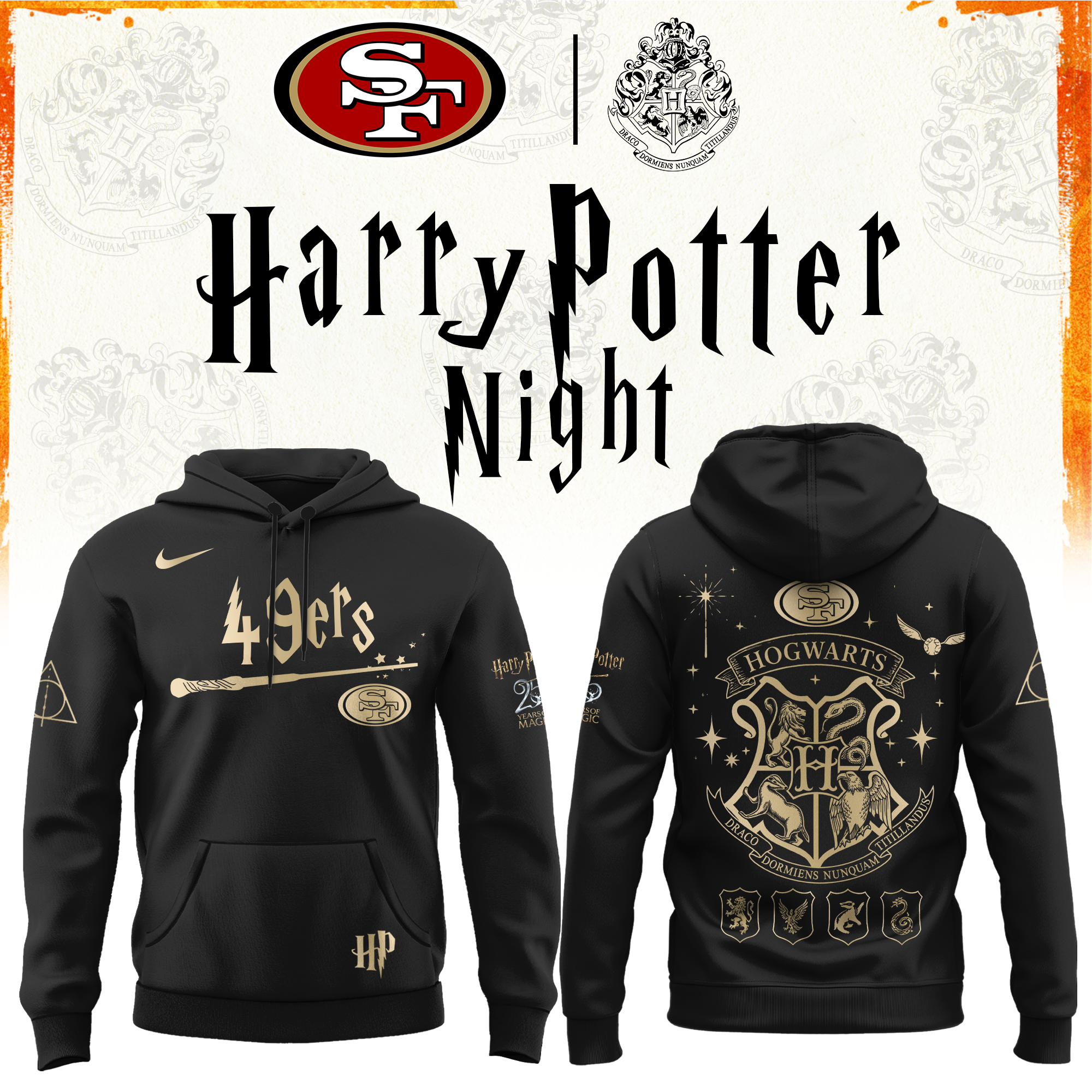 San Francisco Football Harry Potter Limited Edition Hoodie