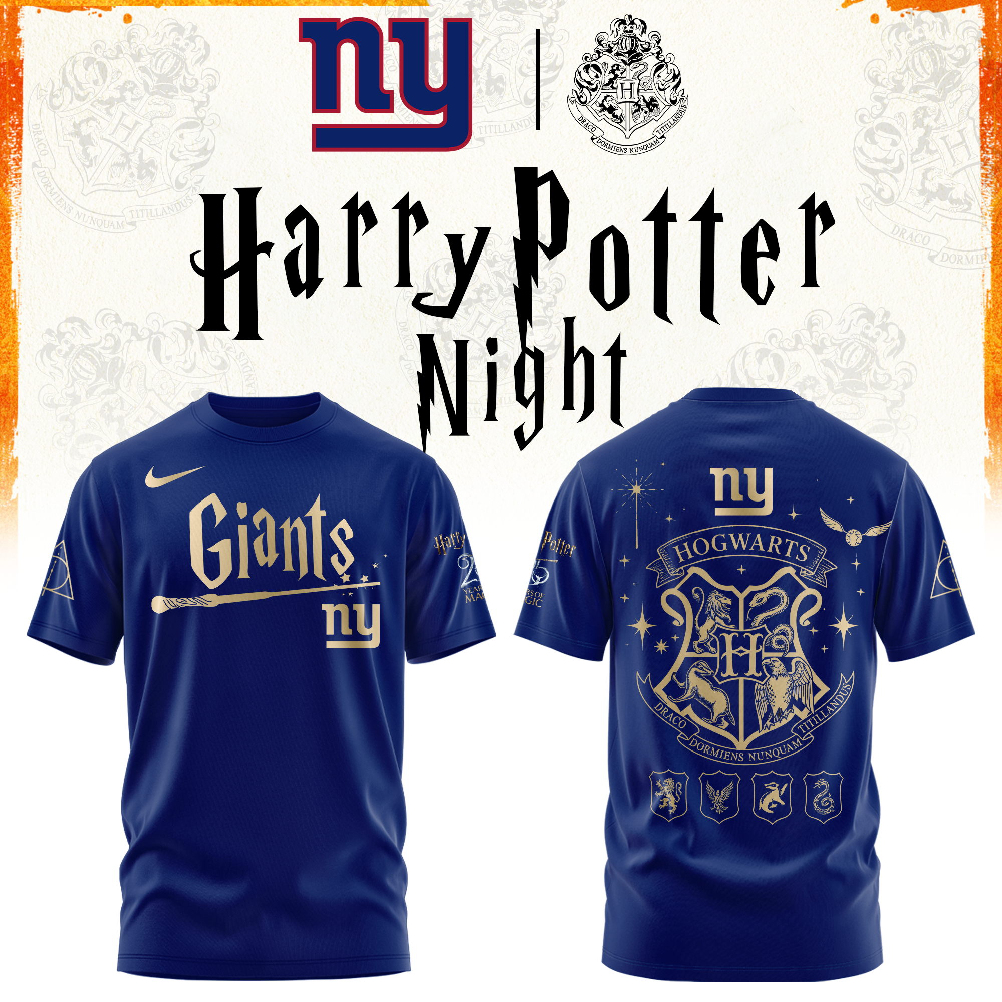 New York G Football Harry Potter Limited Edition Tshirt v2