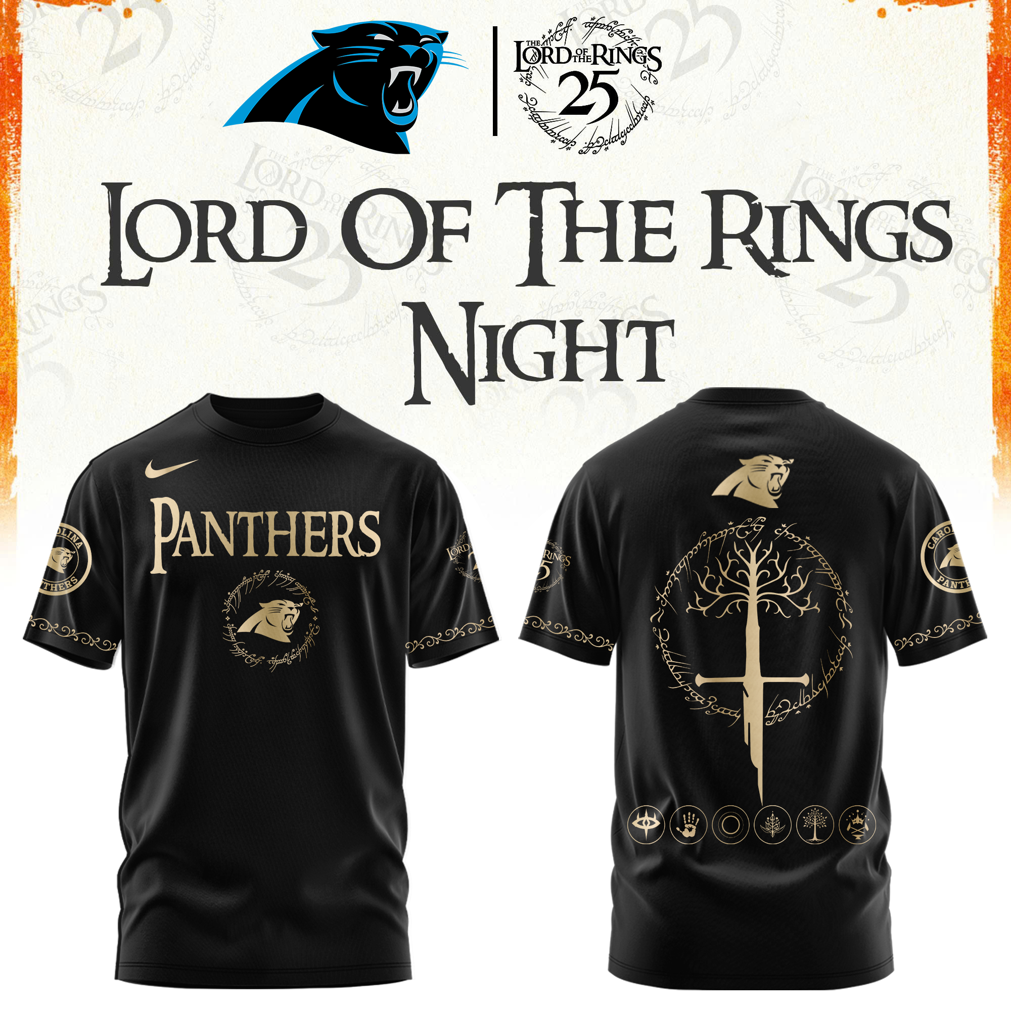 Carolina Football The Lord of The Rings Limited Edition Tshirt