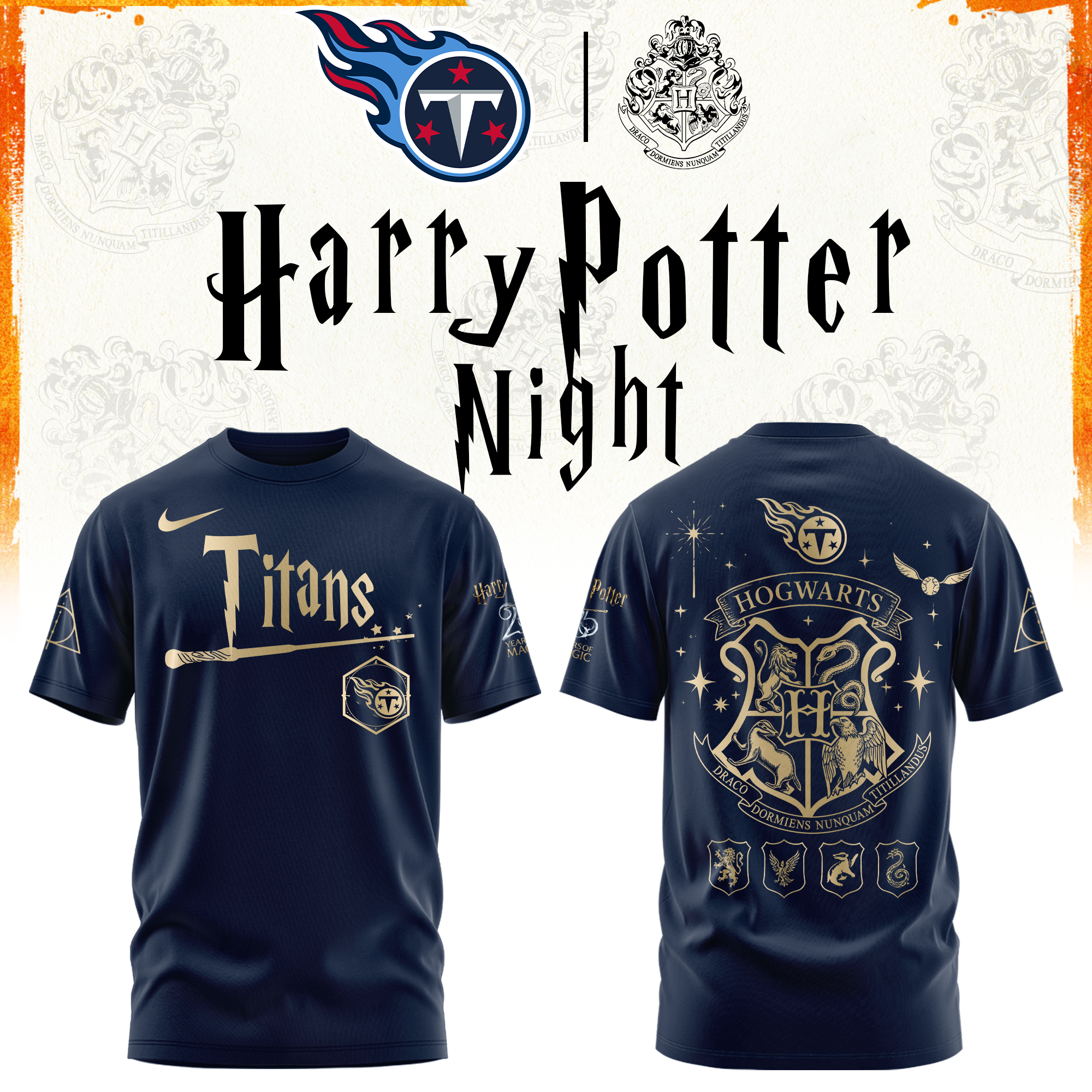 Tennessee Football Harry Potter Limited Edition Tshirt v2
