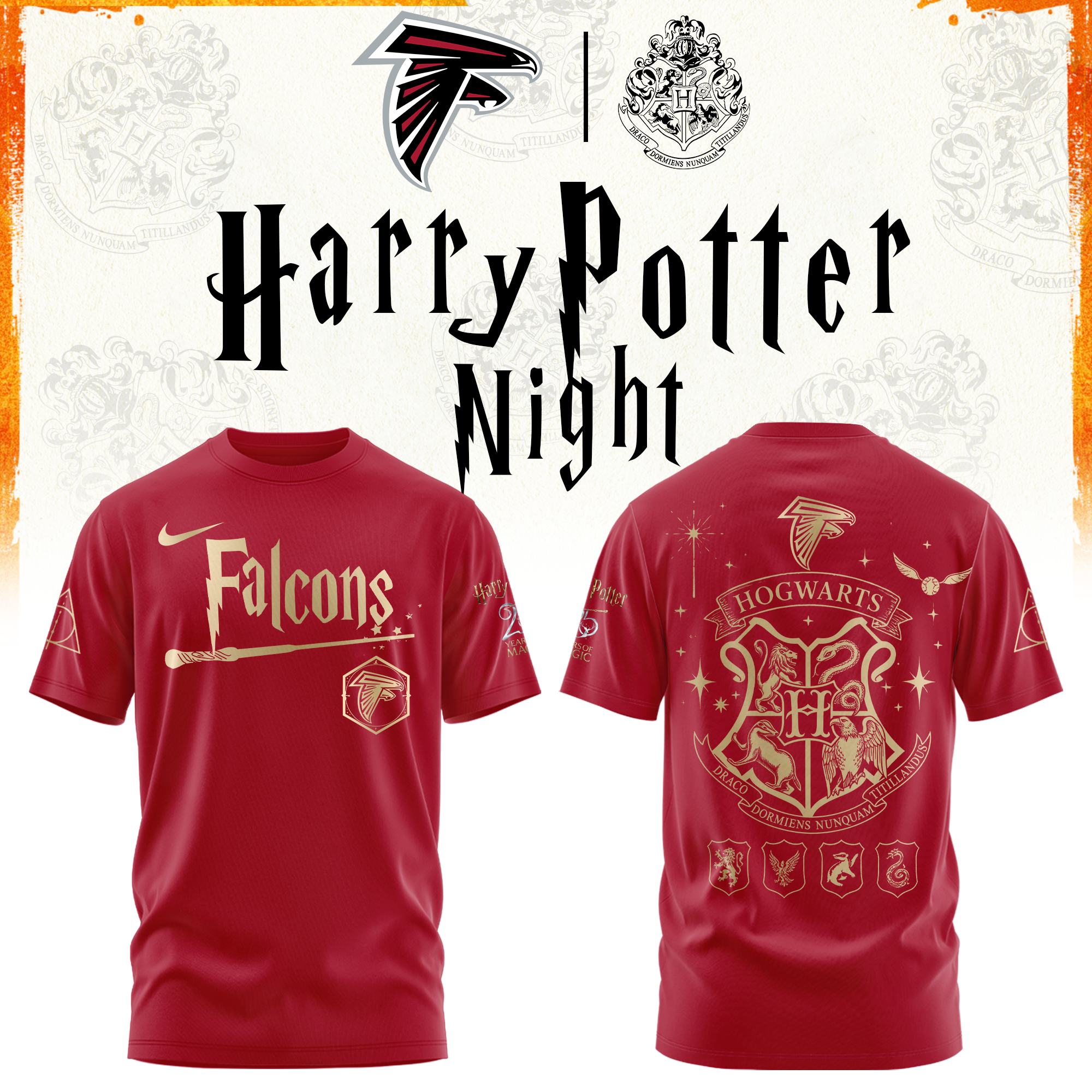 Atlanta Football Harry Potter Limited Edition Tshirt v2
