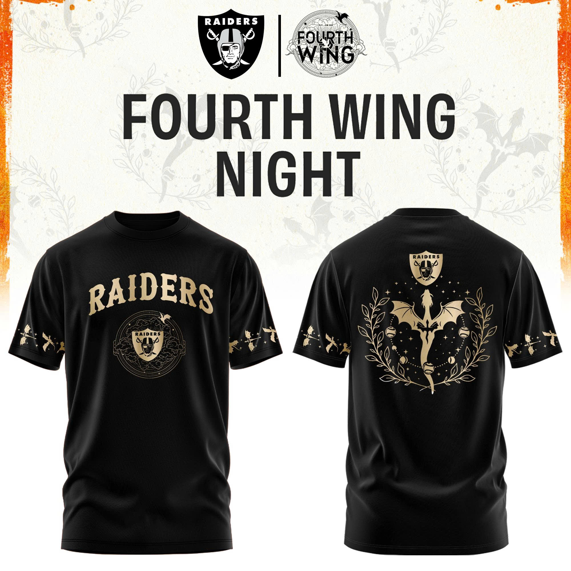 ’26 Las Vegas Football x Dragon Wing Fantasy Night Limited Edition Tshirt | Jogger | Cap
