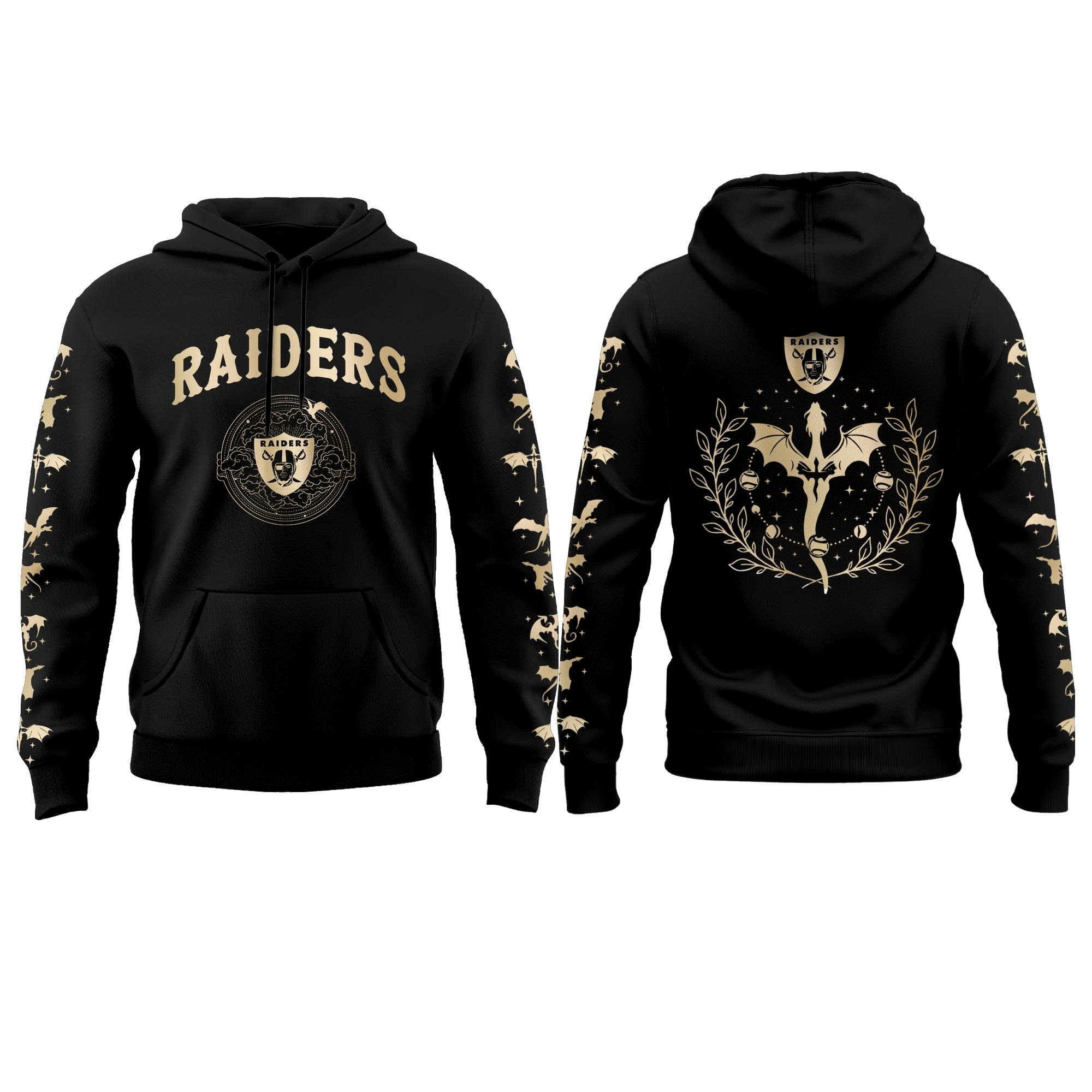 ’26 Las Vegas Football x Dragon Wing Fantasy Night Limited Edition Hoodie | Jogger | Cap - Image 2