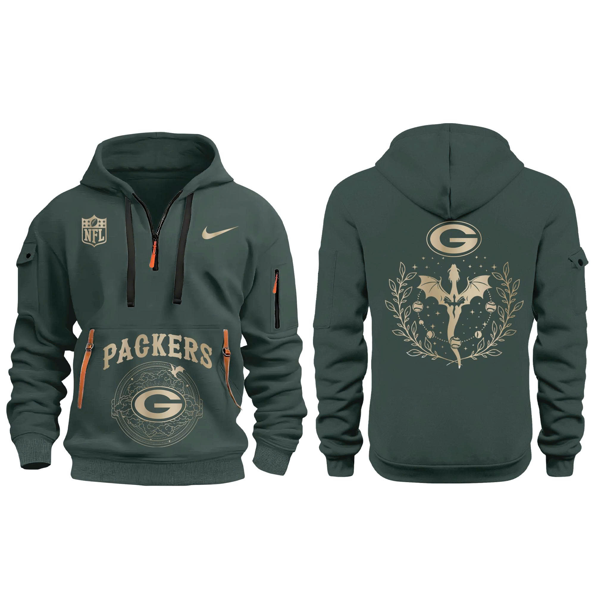 ’26 Green Bay Football x Dragon Wing Fantasy Night Limited Edition Hoodie H115 | Cap | Jogger v2 - Image 2