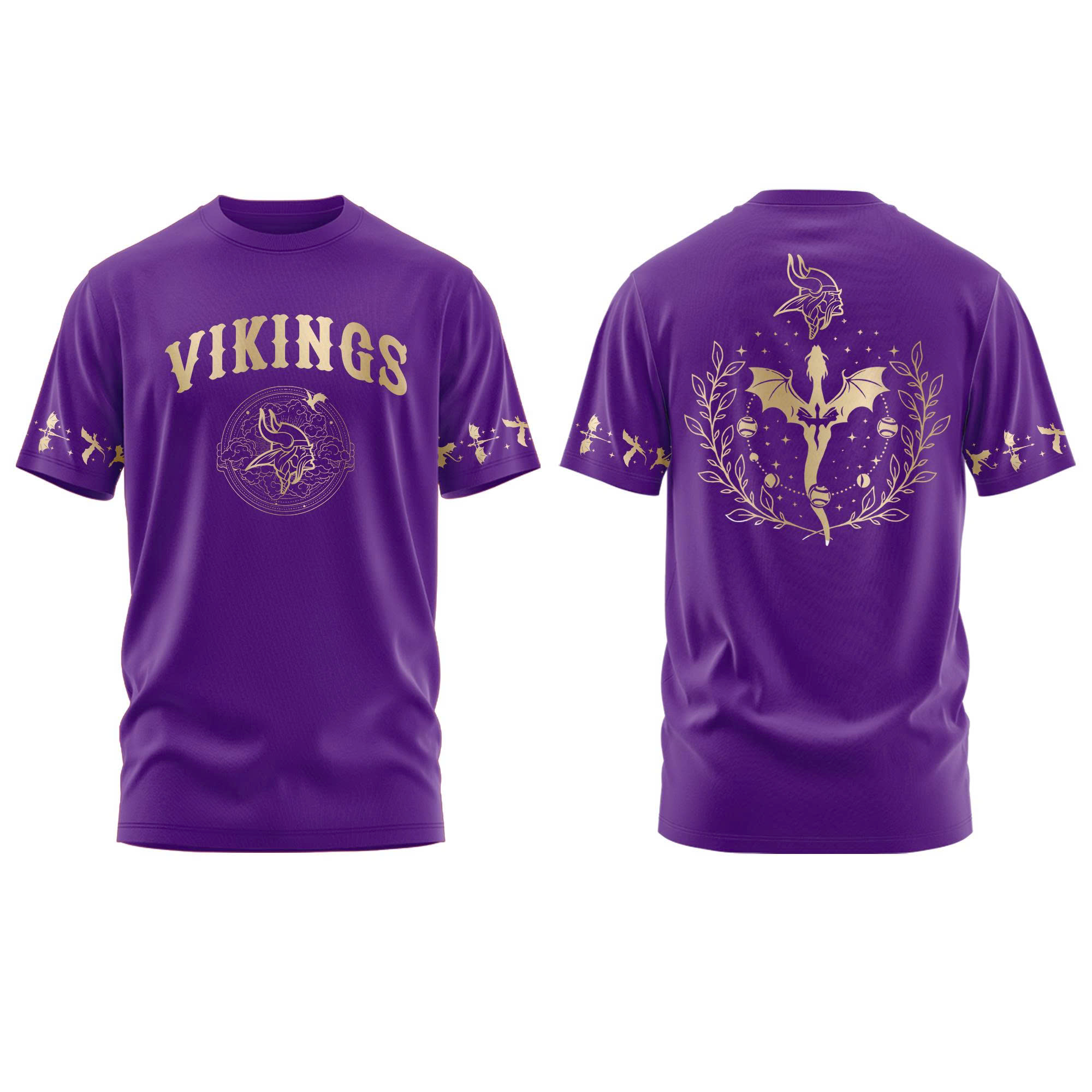 ’26 Minnesota Football x Dragon Wing Fantasy Night Limited Edition Tshirt | Jogger | Cap v2 - Image 2