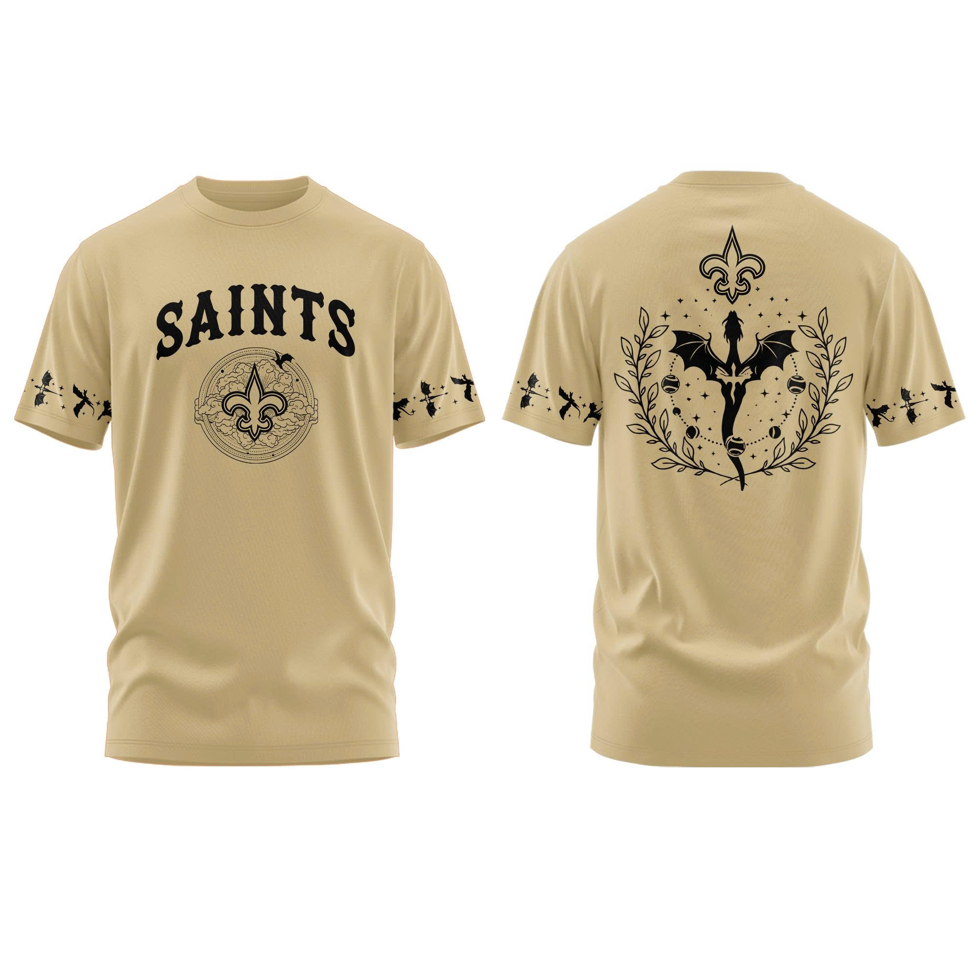 ’26 New Orleans Football x Dragon Wing Fantasy Night Limited Edition Tshirt | Jogger | Cap v2 - Image 2