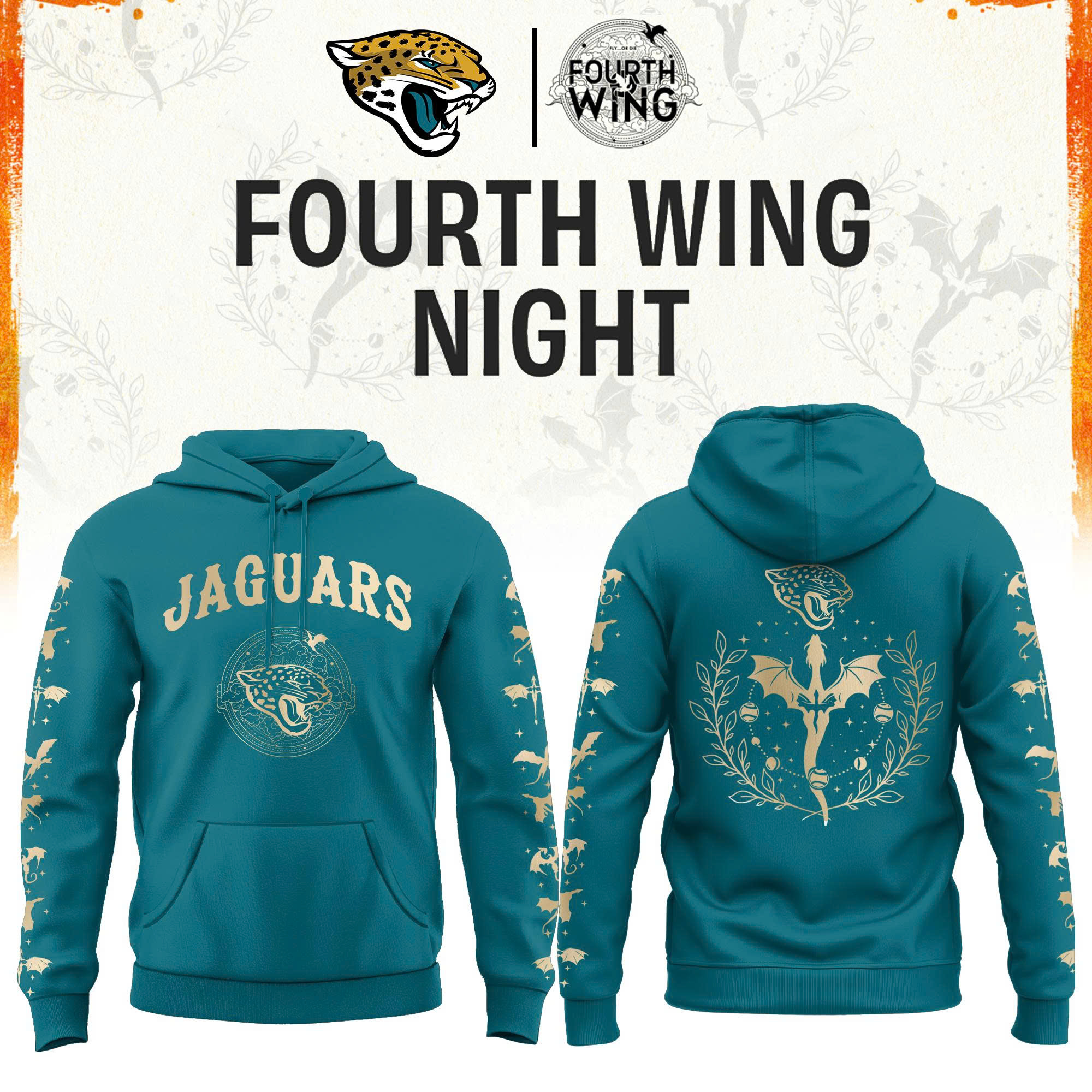 '26 Jacksonville Football x Dragon Wing Fantasy Night Edition H115 Hoodie | Jogger | Cap v2